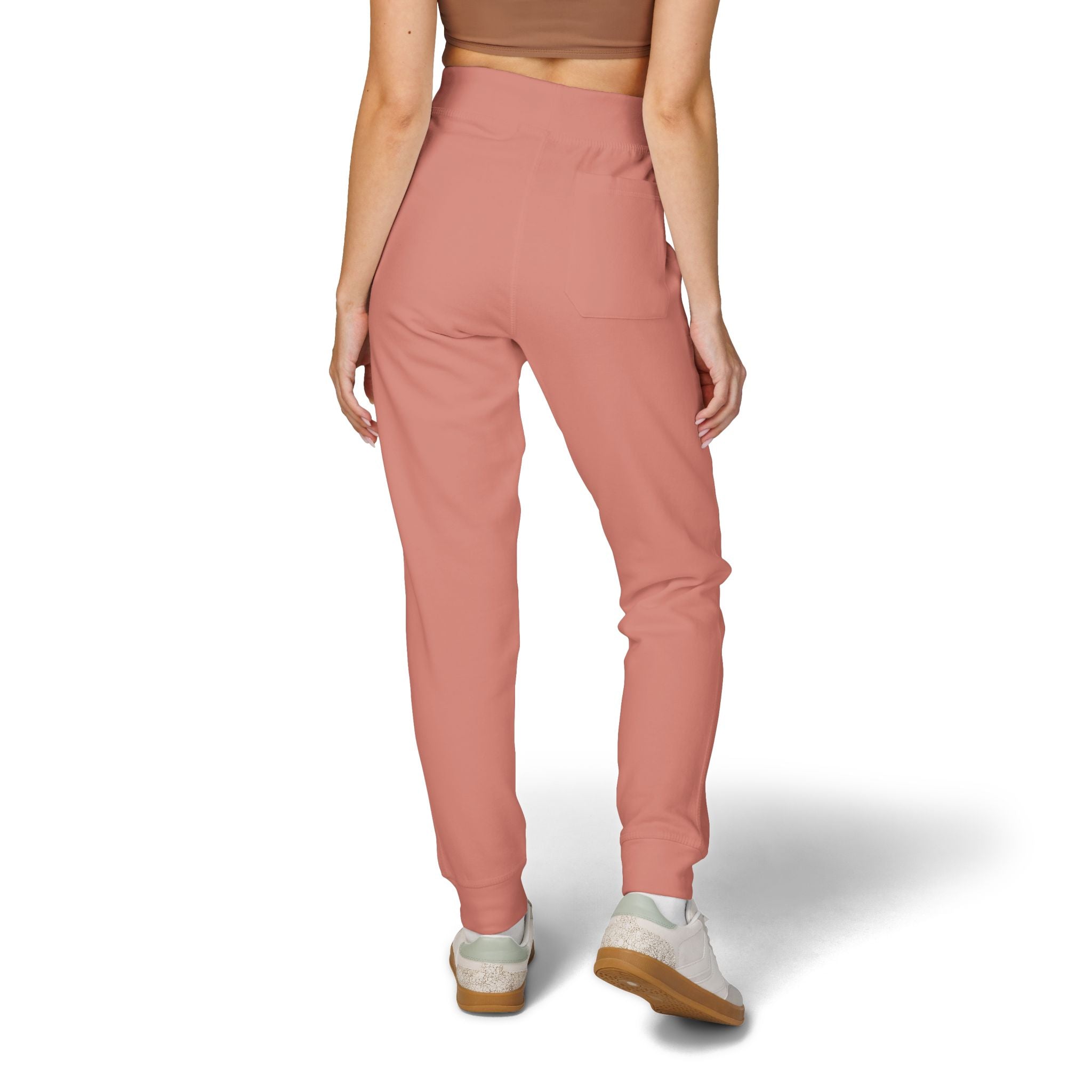 Embroidered Leopard Kiss Sweatpants — Women's Cozy Fleece Joggers