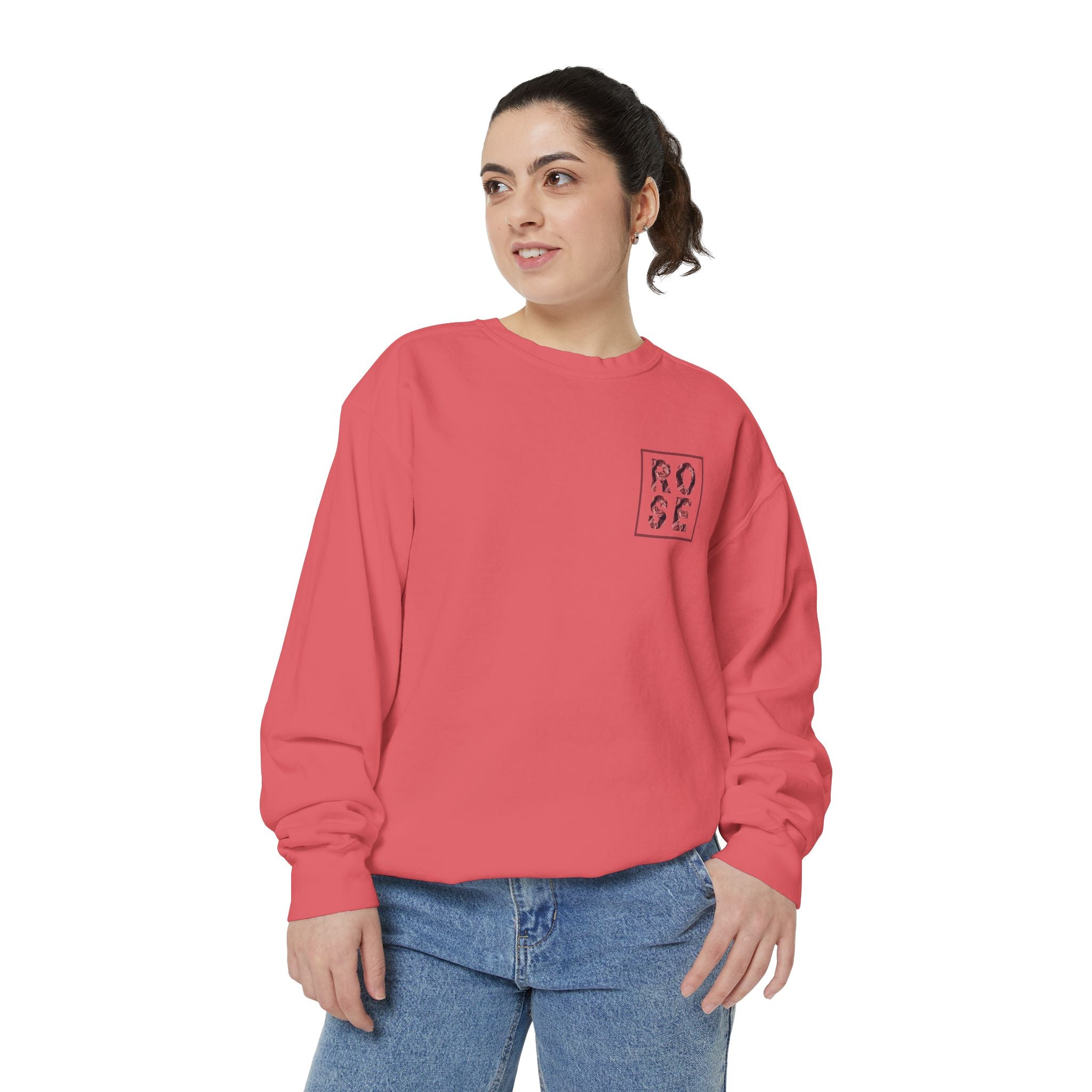 Rose Graphic Unisex Sweatshirt.