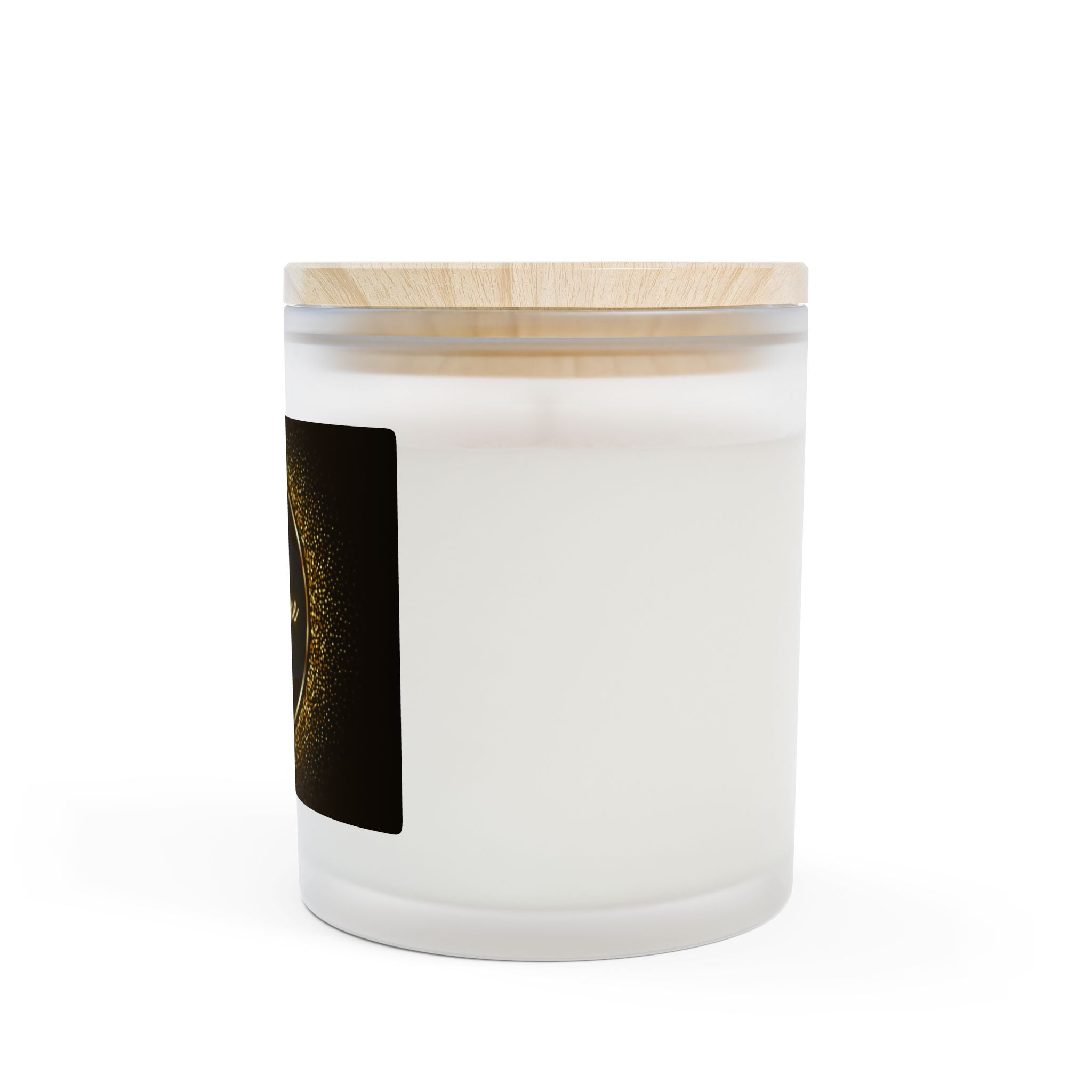 Lavender Frosted Glass Candle — Breeluxe Scented Soy Candle (11oz)