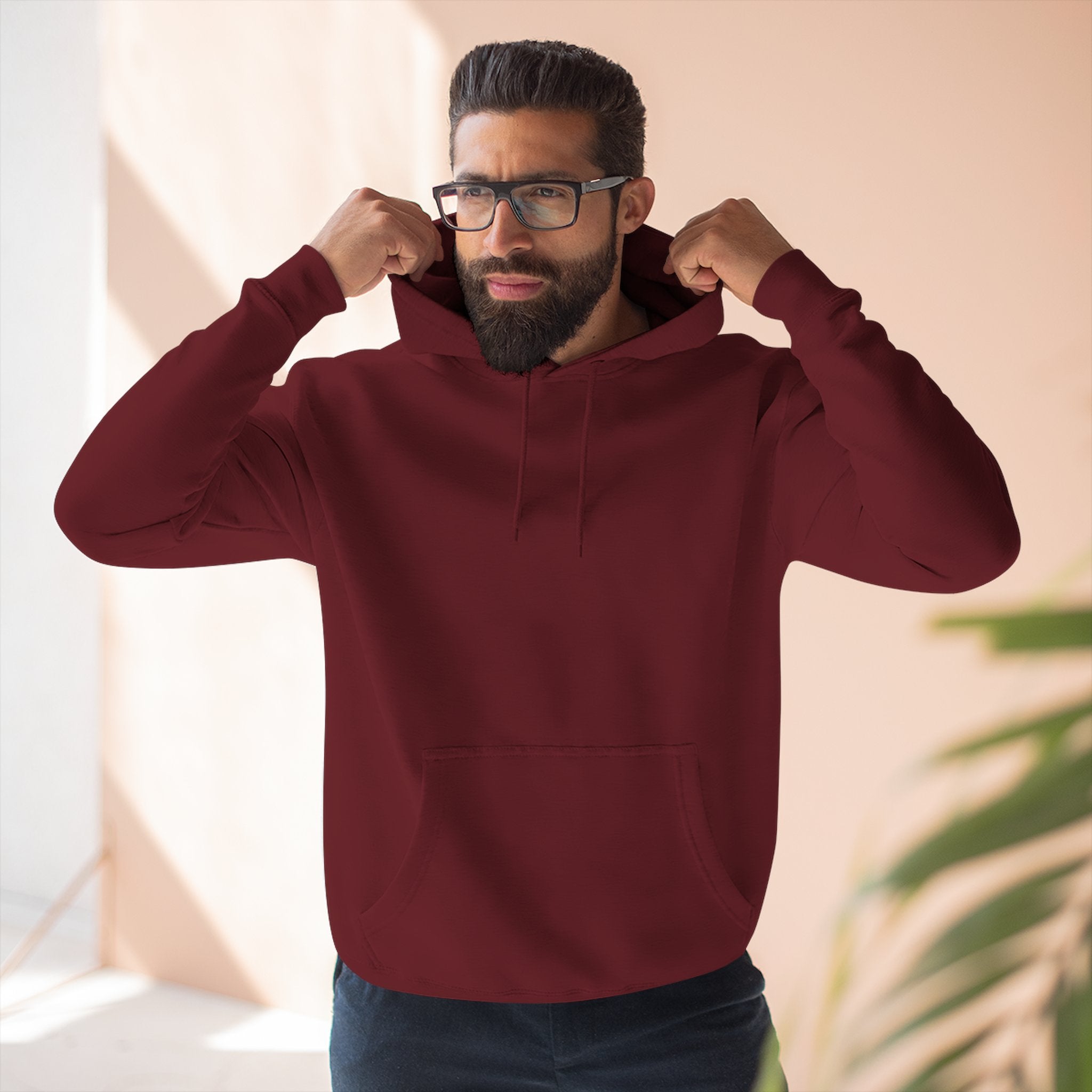 Love You Mess Fleece Hoodie, Stylish Streetwear,