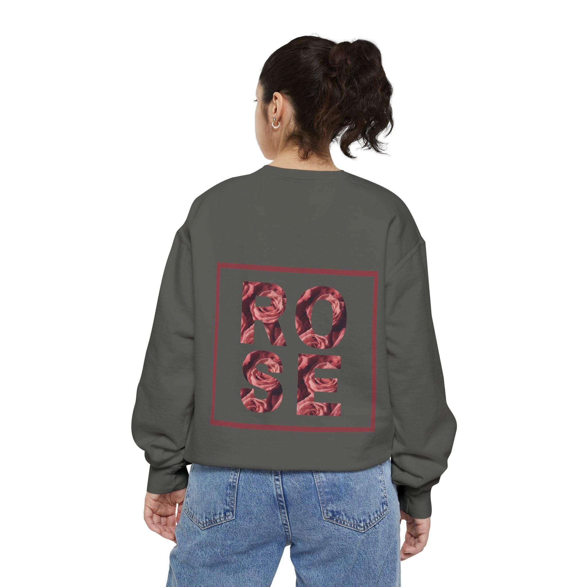 Rose Graphic Unisex Sweatshirt.