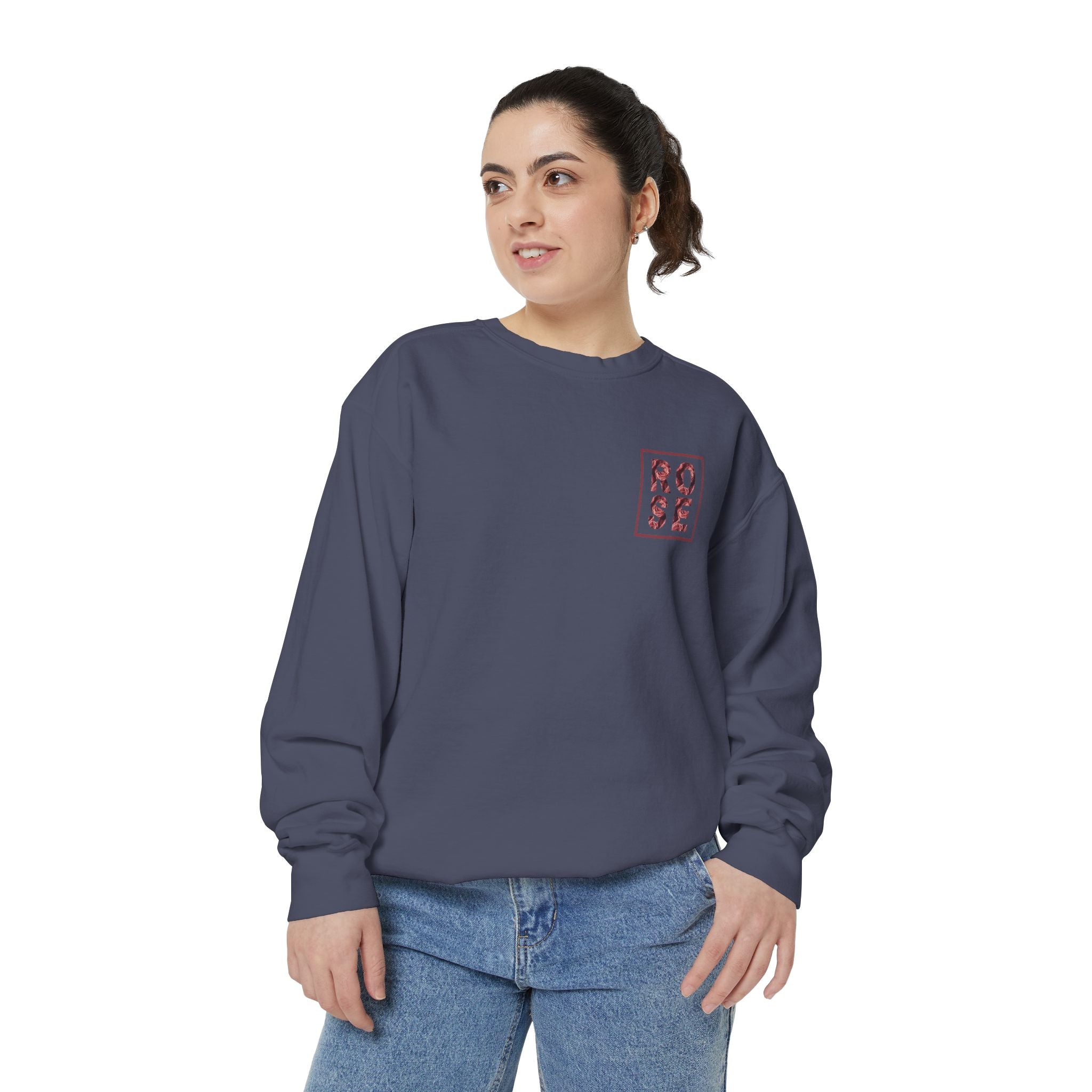 Rose Graphic Unisex Sweatshirt.