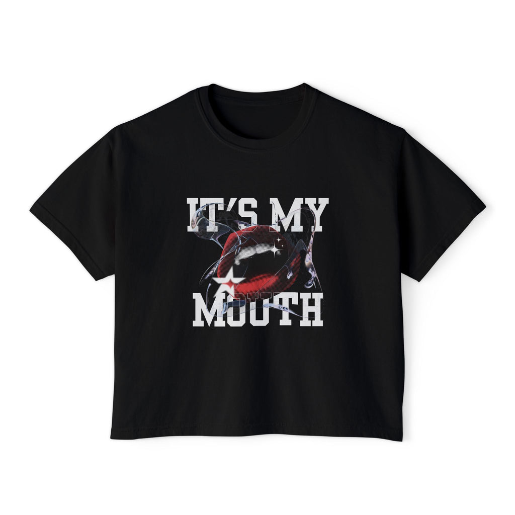 Trendy Women's Boxy Tee, Casual Graphic Tee, Everyday