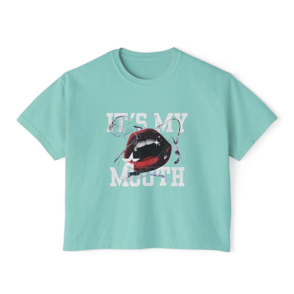 Trendy Women's Boxy Tee, Casual Graphic Tee, Everyday