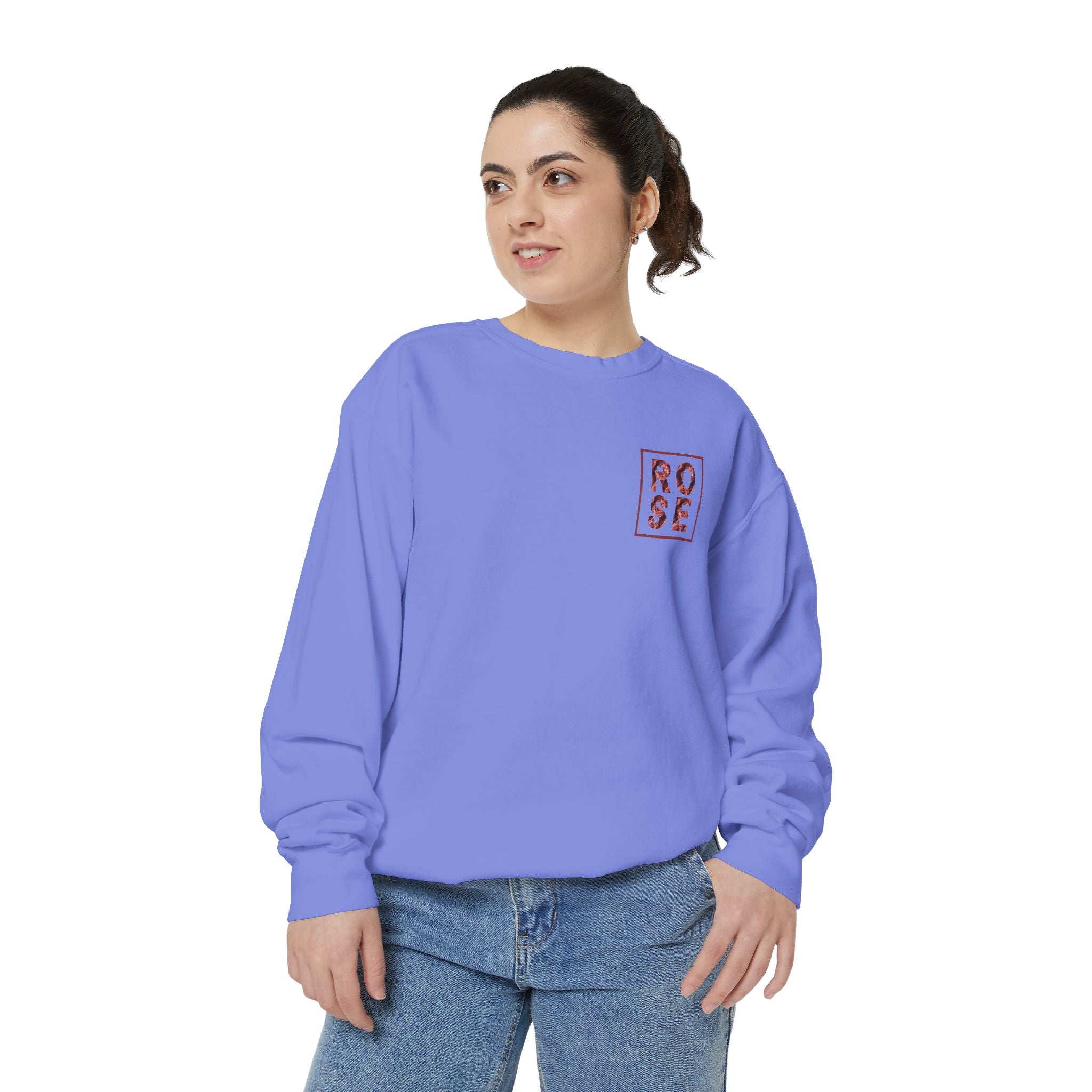 Rose Graphic Unisex Sweatshirt.