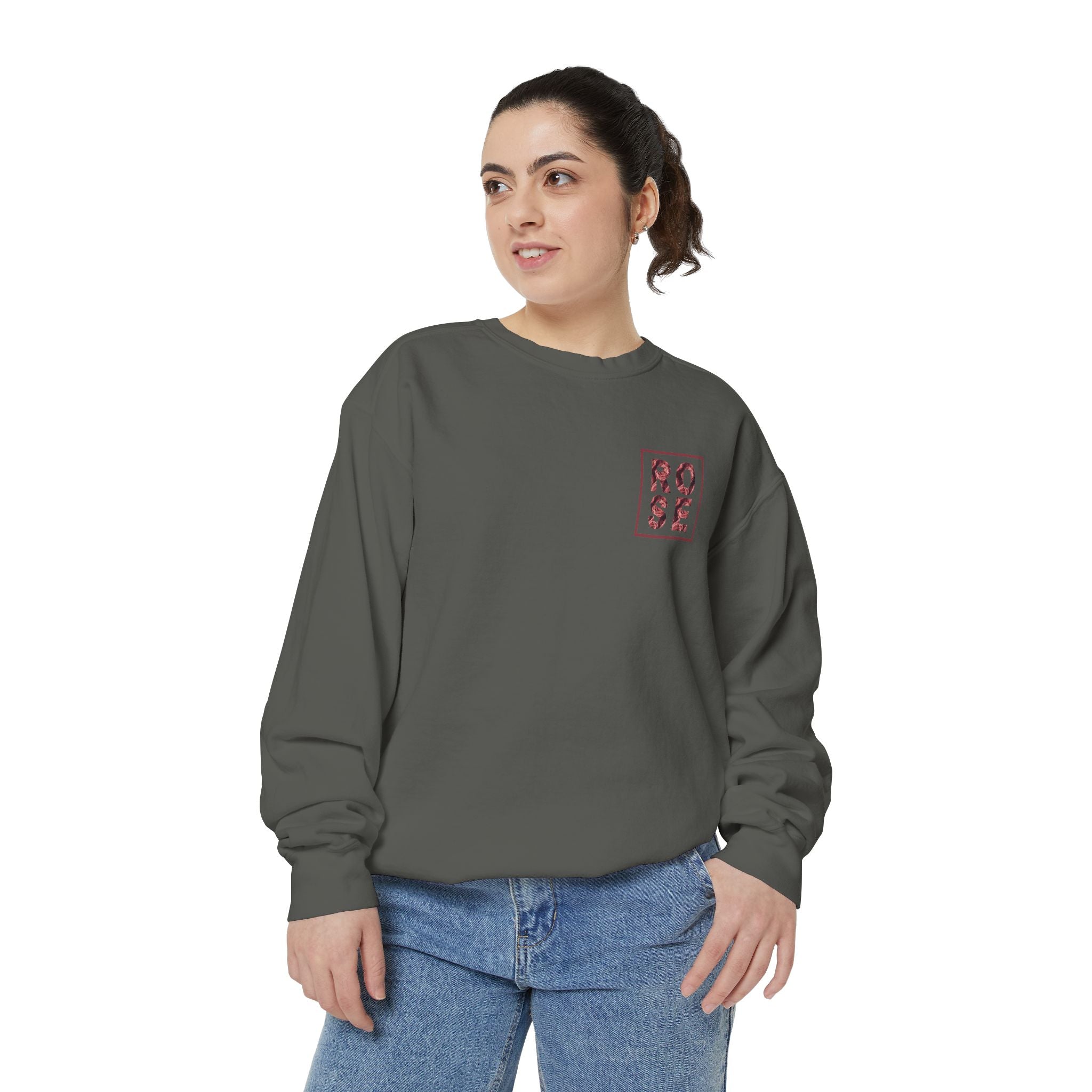 Rose Graphic Unisex Sweatshirt.
