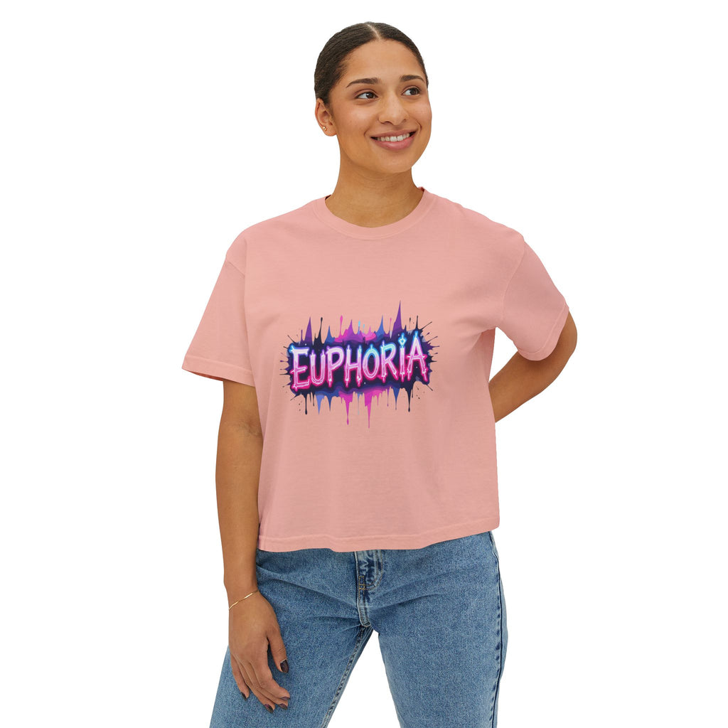 Euphoria Graphic Boxy Tee.