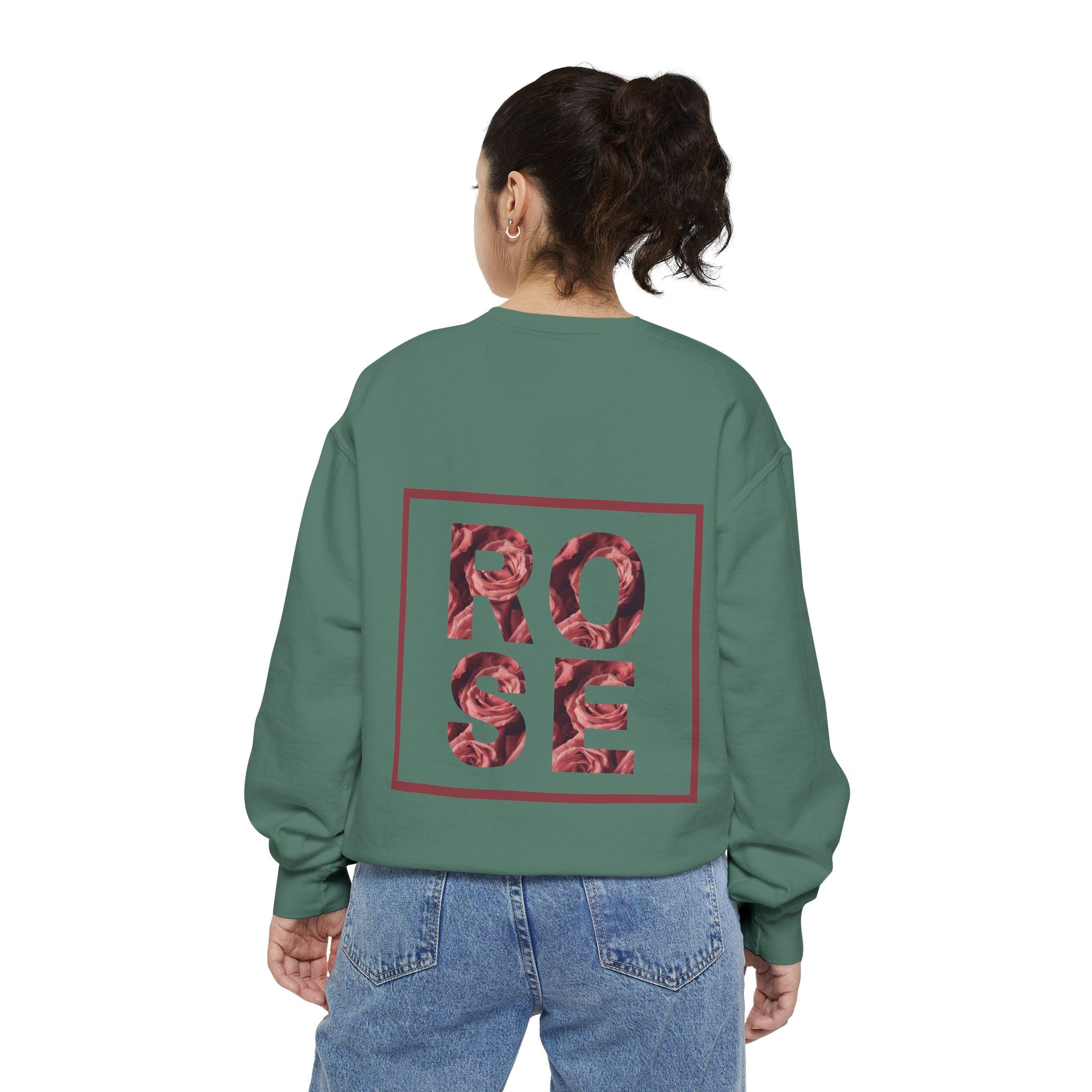 Rose Graphic Unisex Sweatshirt.