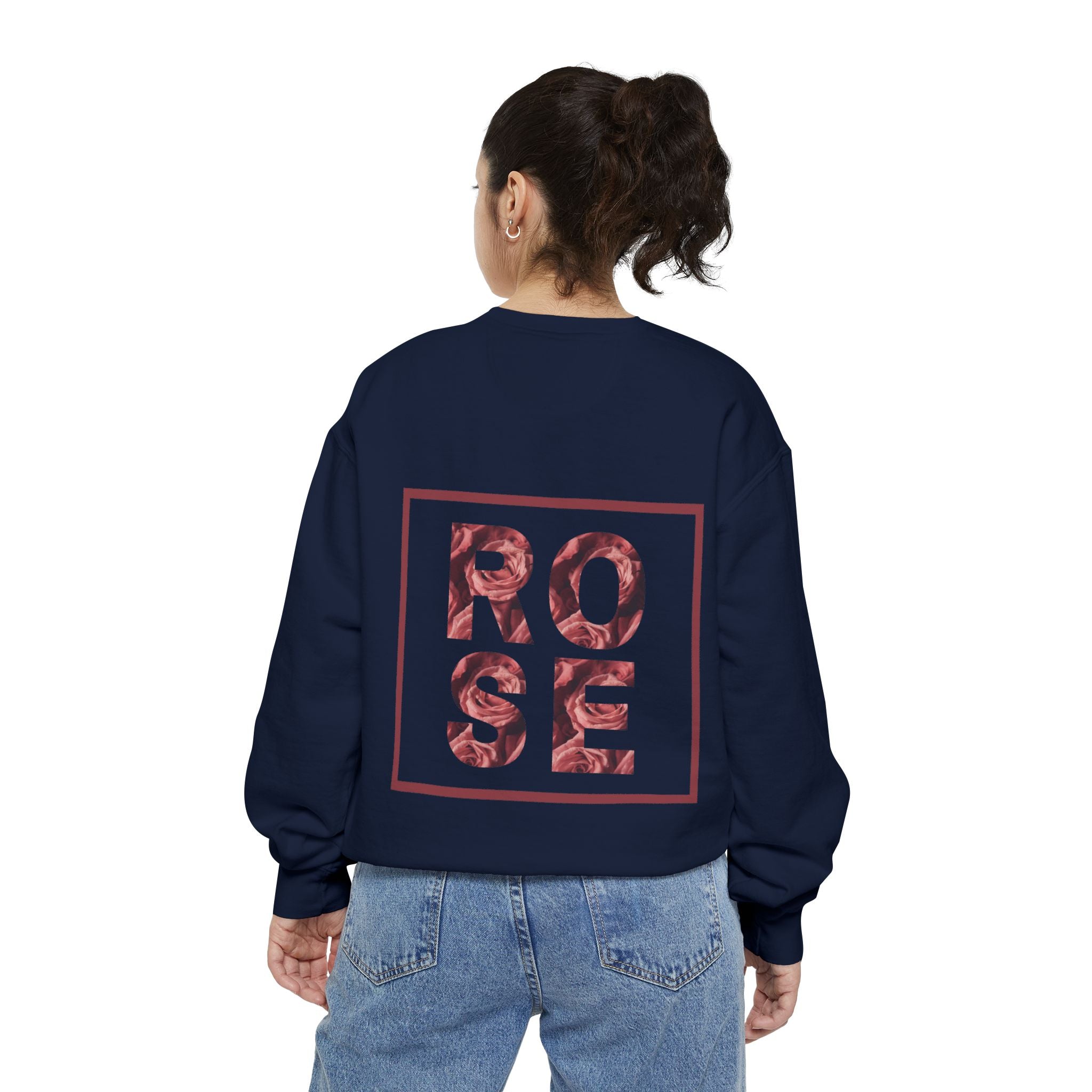Rose Graphic Unisex Sweatshirt.