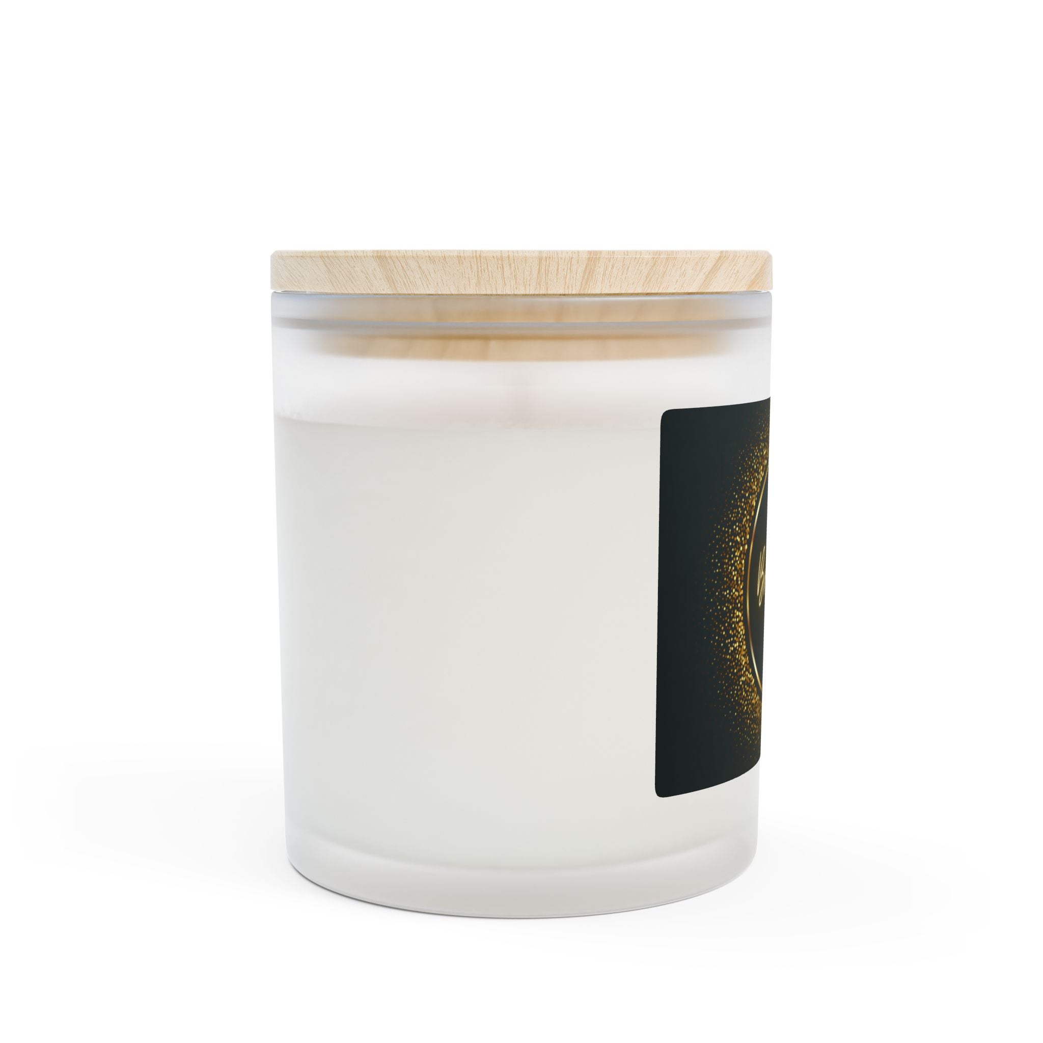 Lavender Frosted Glass Candle — Breeluxe Scented Soy Candle (11oz)