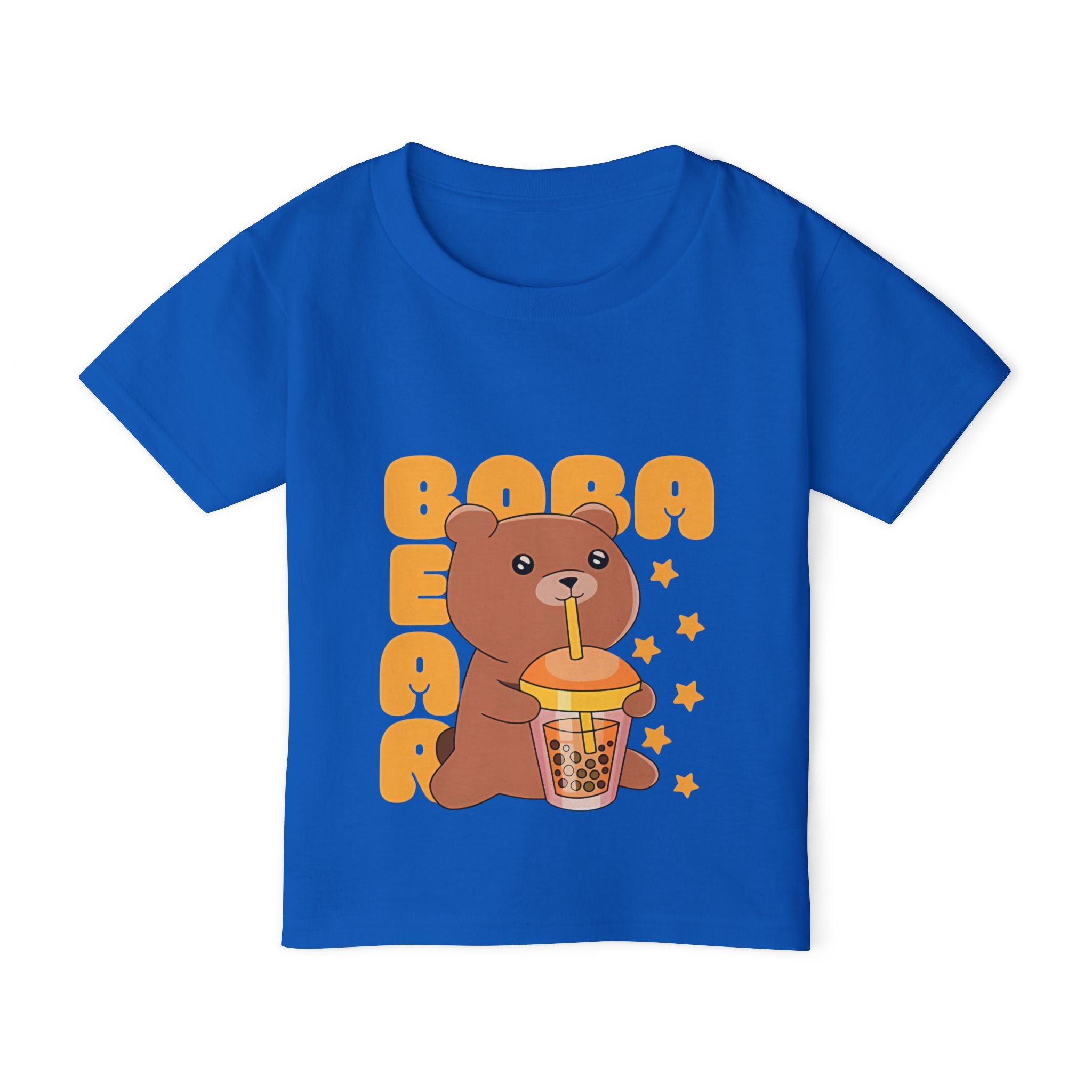 Cute Boba Bear Toddler T-Shirt, Fun Gift for Kids.