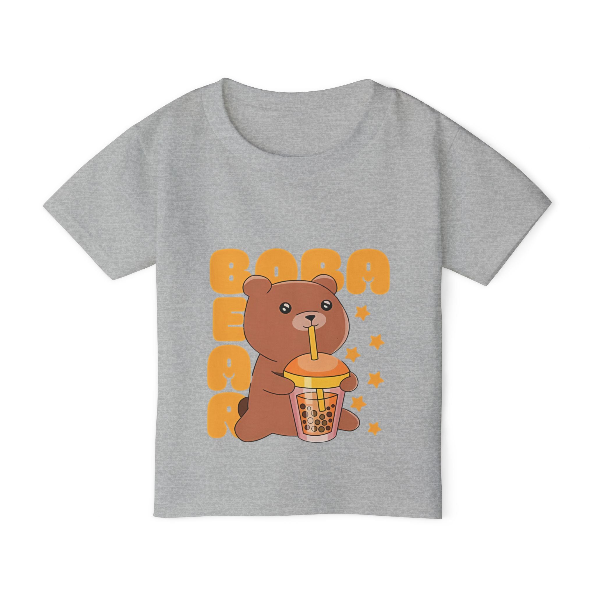 Cute Boba Bear Toddler T-Shirt, Fun Gift for Kids.
