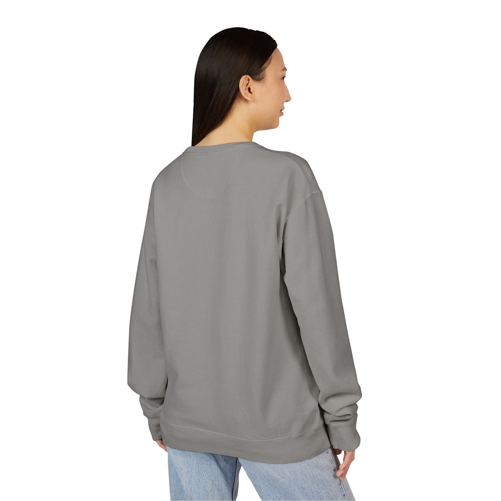 Hustle Less More Coffee Crewneck Sweatshirt — "take a sip" Graphic