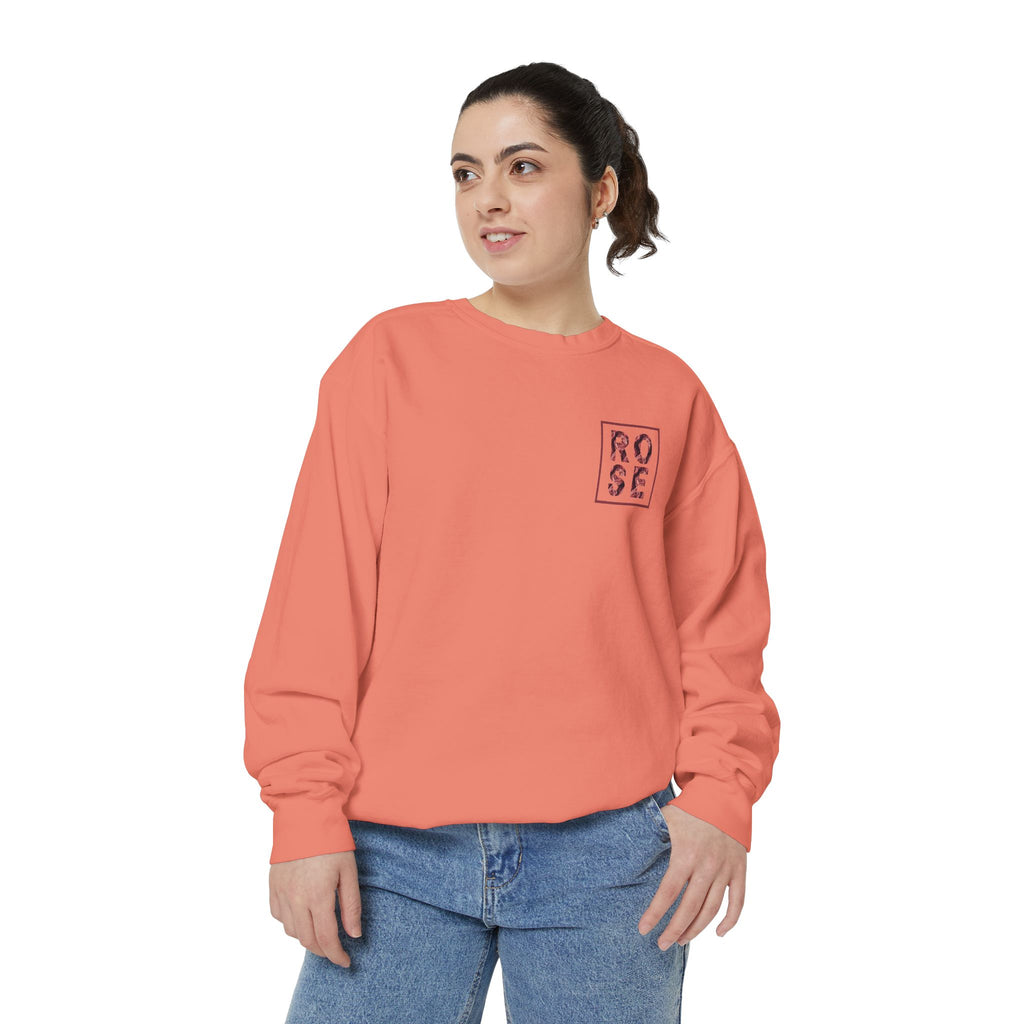 Rose Graphic Unisex Sweatshirt.
