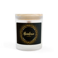 Lavender Frosted Glass Candle — Breeluxe Scented Soy Candle (11oz)