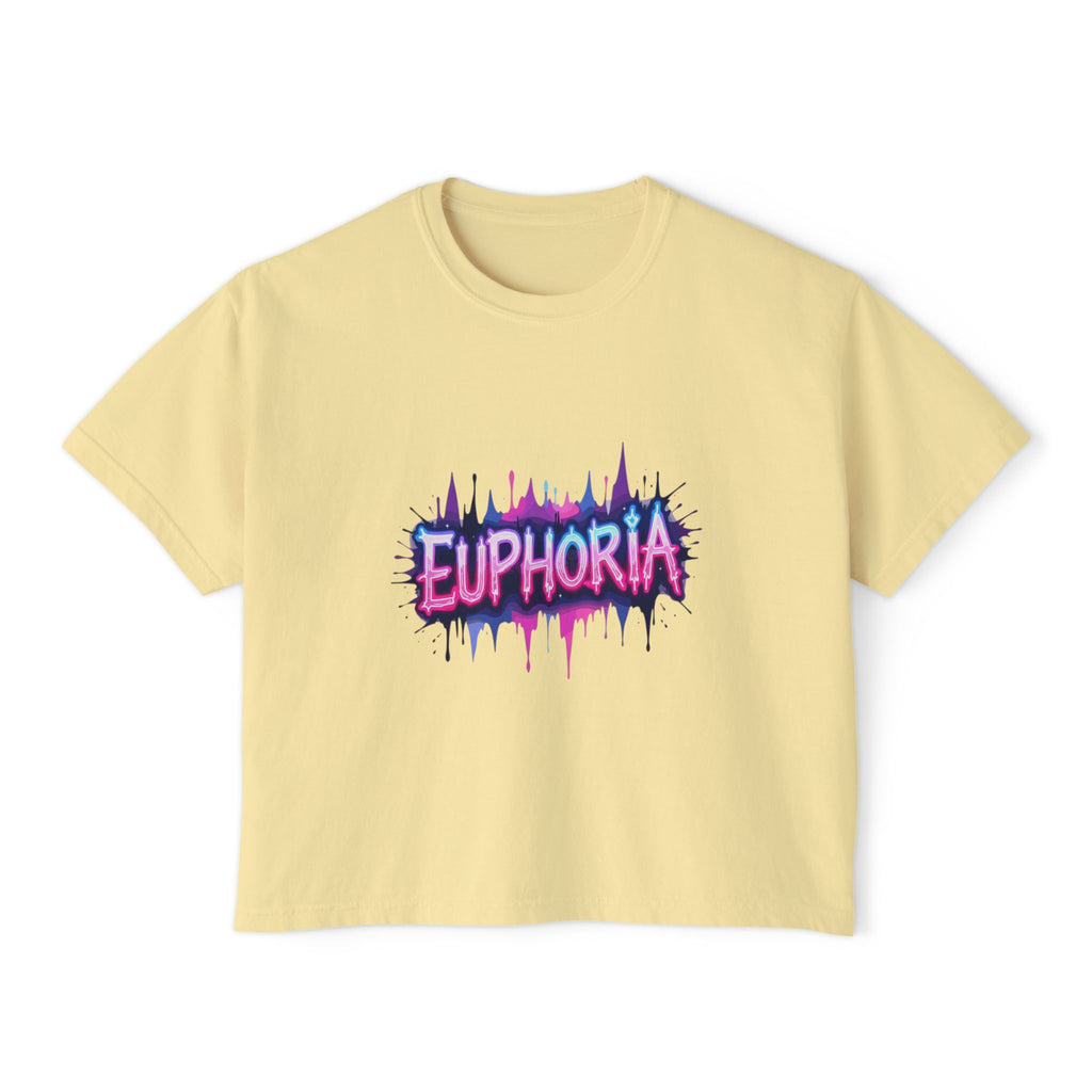 Euphoria Graphic Boxy Tee.