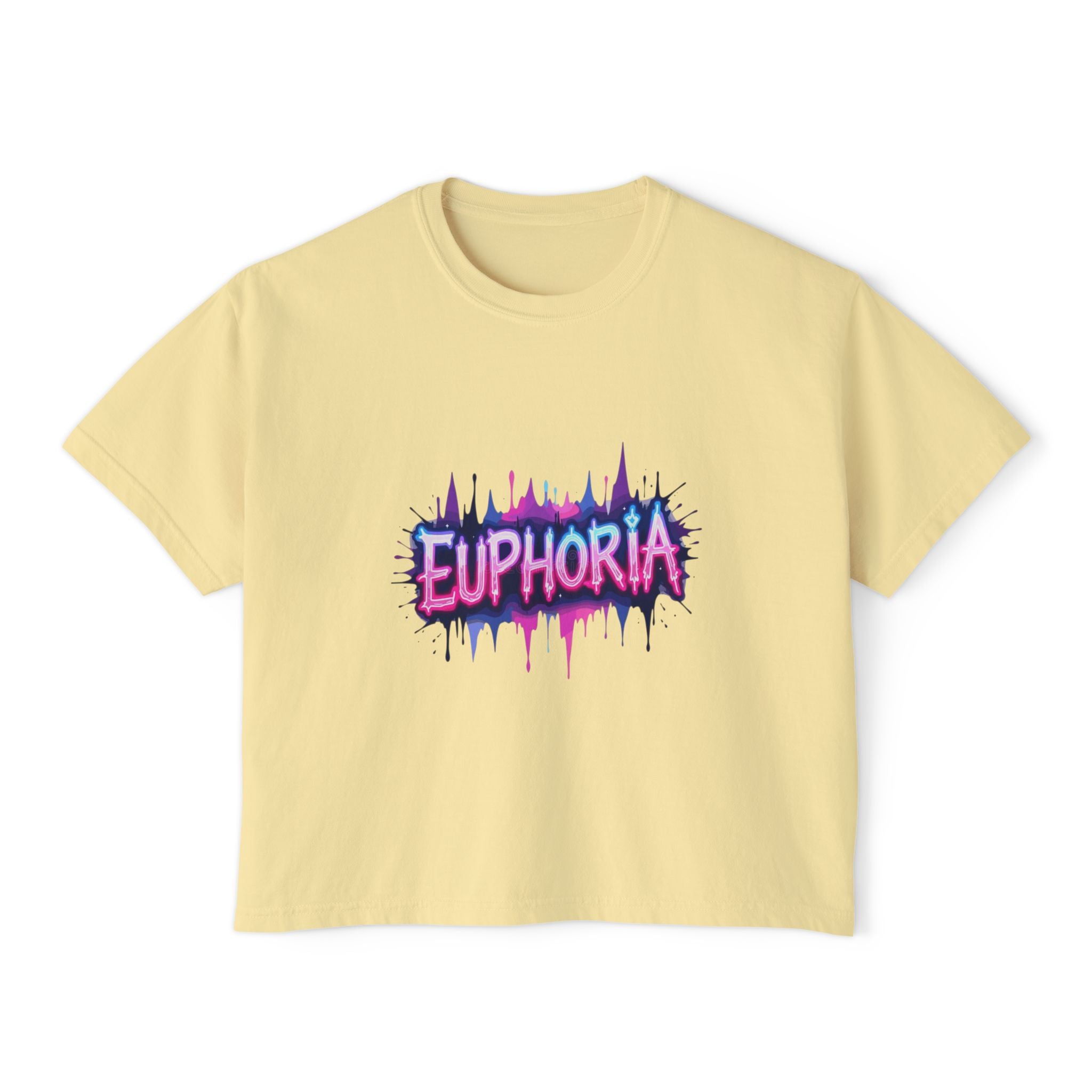 Euphoria Graphic Boxy Tee.