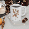 Floral Ceramic Mug, Coffee Cup, Gift for Her, Tea Lover, Home Decor, Mother's Day, Nature-Inspired