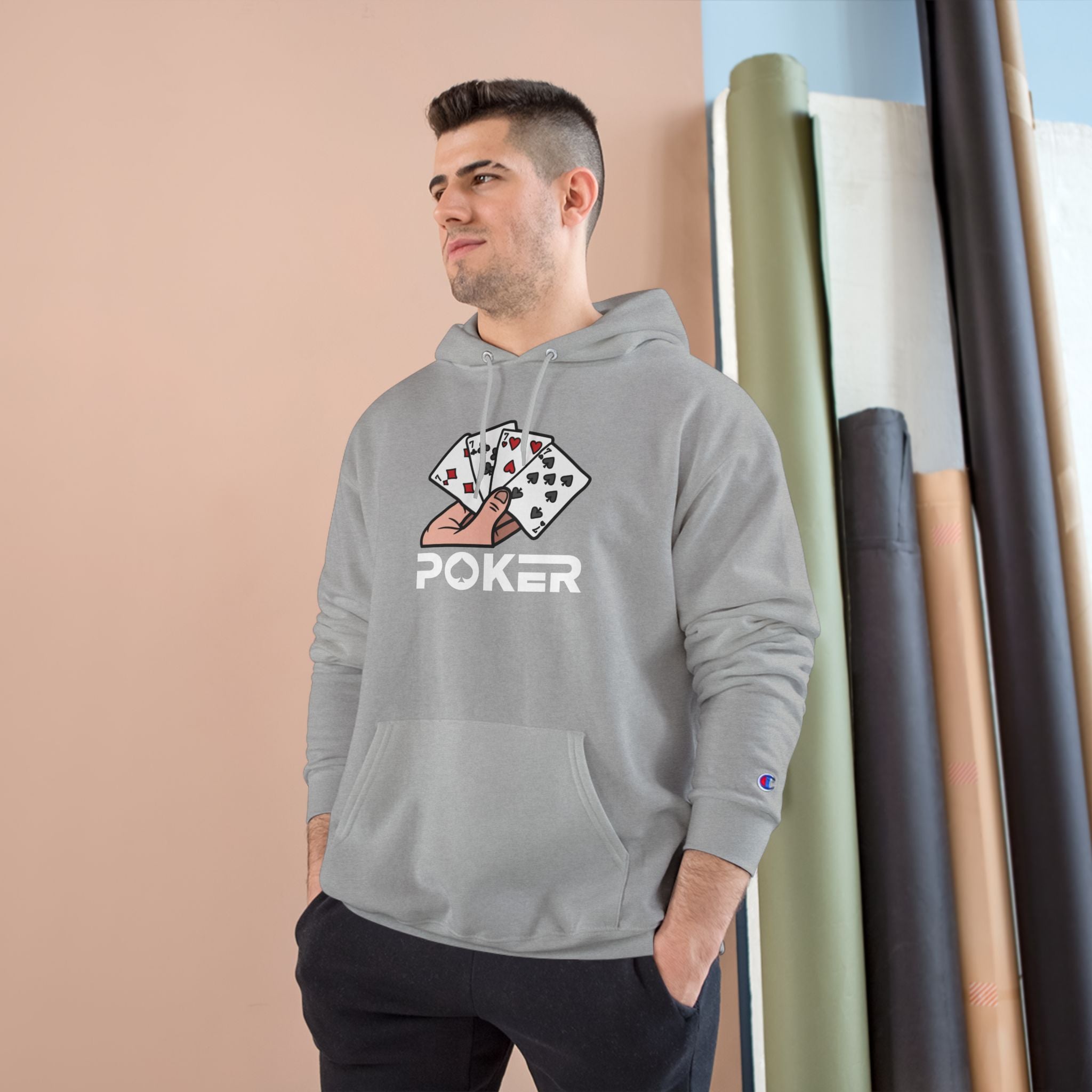 Stylish Poker Champion Hoodie, Gamer Apparel.