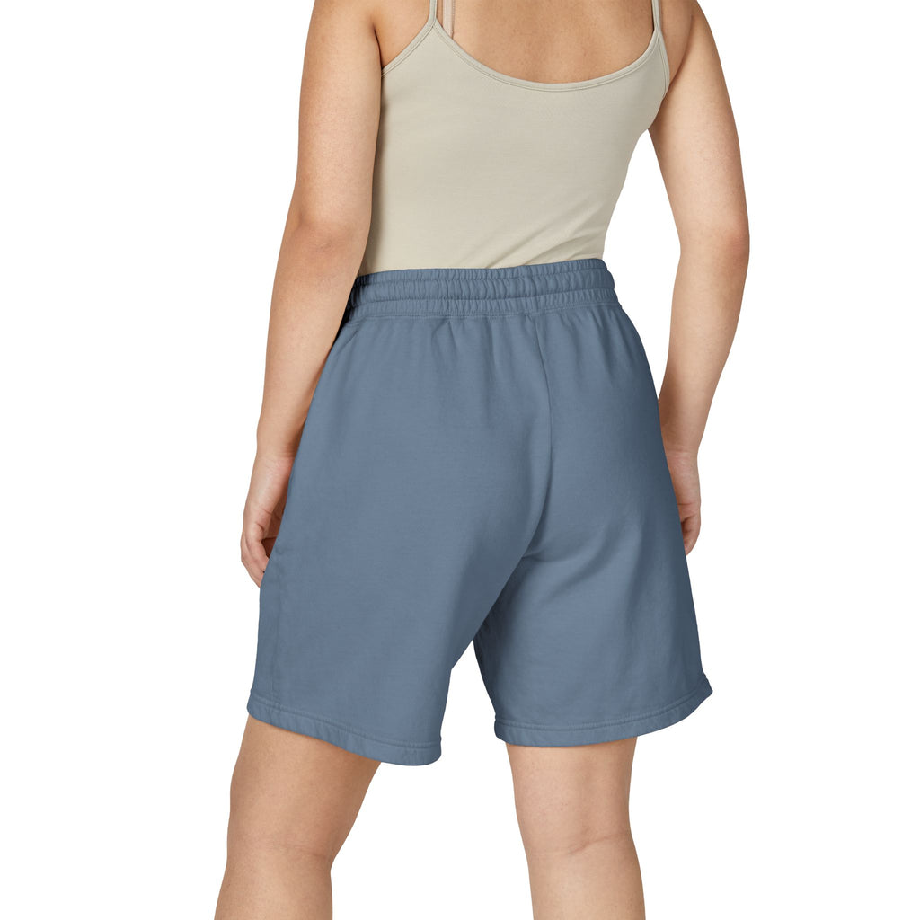 Euphoria Graphic Sweat Shorts — Lightweight Garment-Dyed Fleece