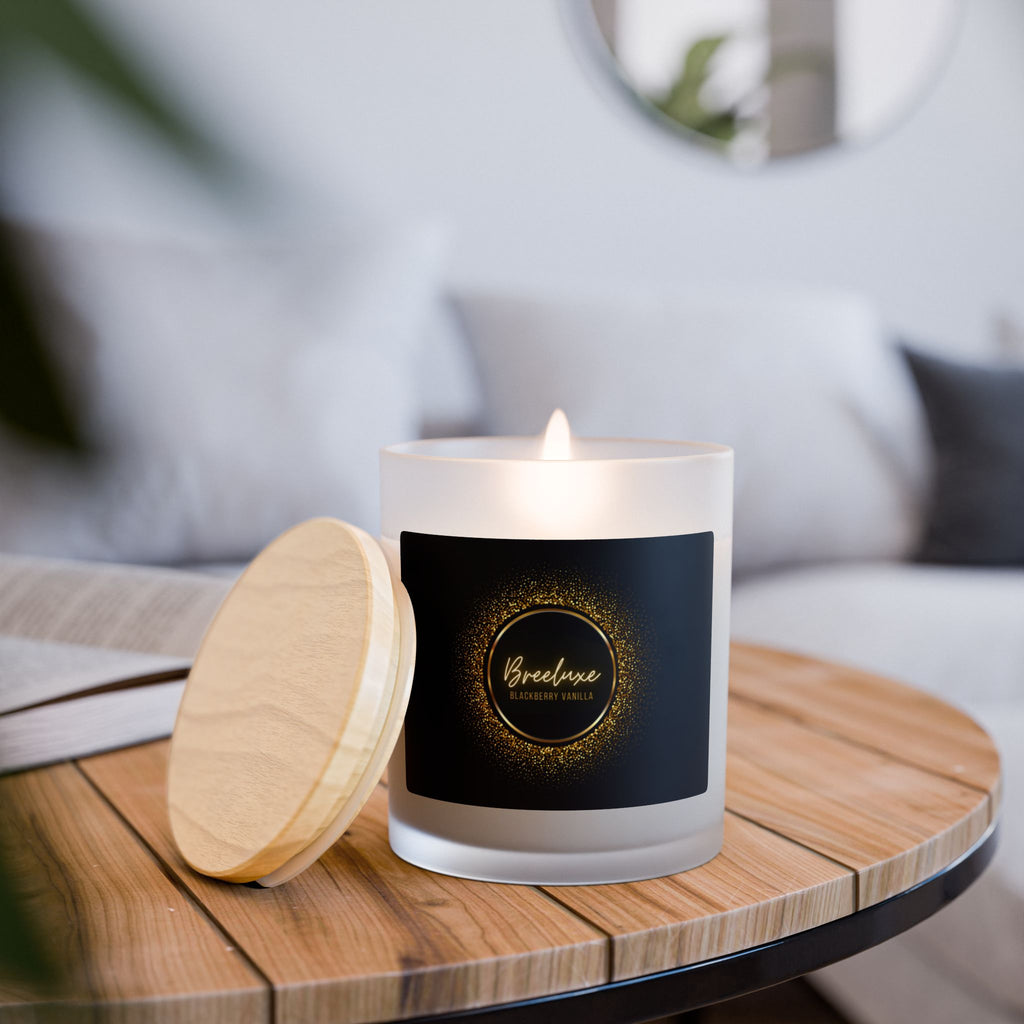 A Blackberry Vanllia Candle 11oz Soy Scented