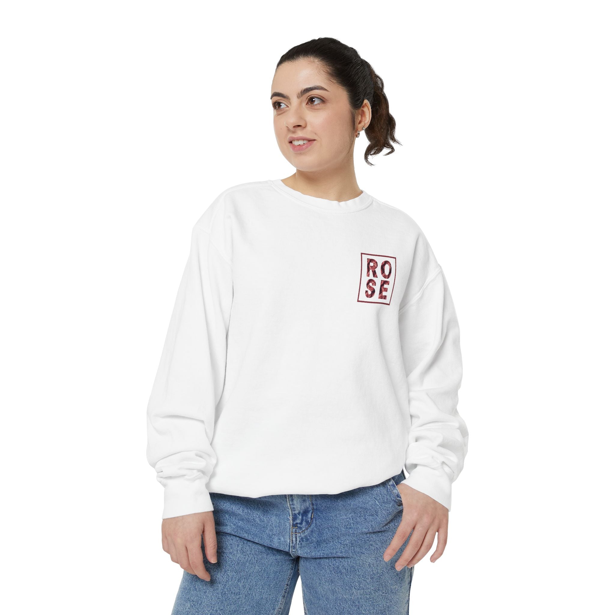 Rose Graphic Unisex Sweatshirt.
