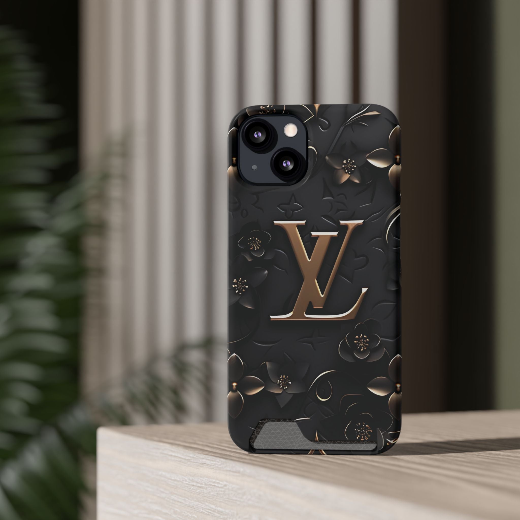 Stylish Phone Case with Card Holder for Trendsetters,