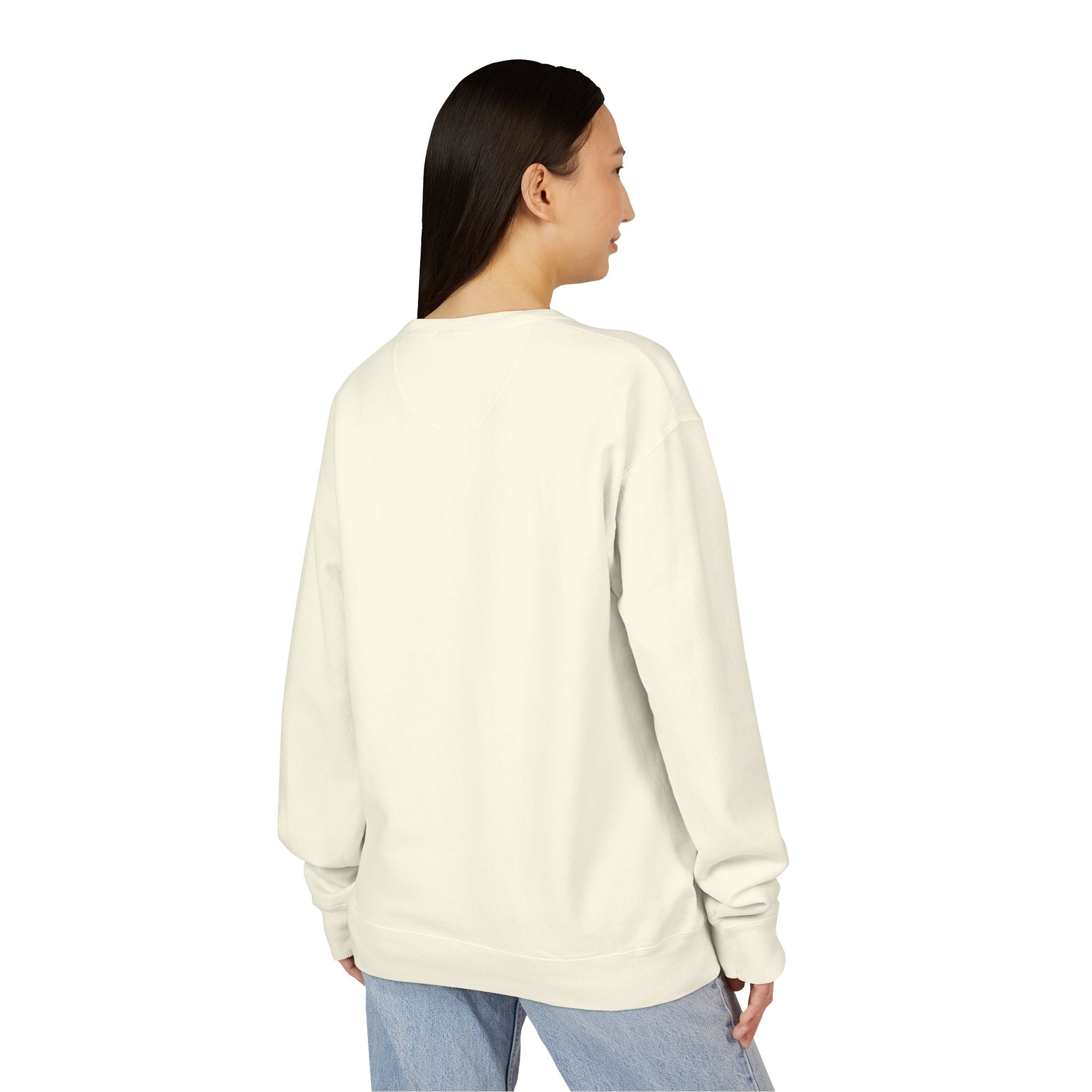 Hustle Less More Coffee Crewneck Sweatshirt — "take a sip" Graphic