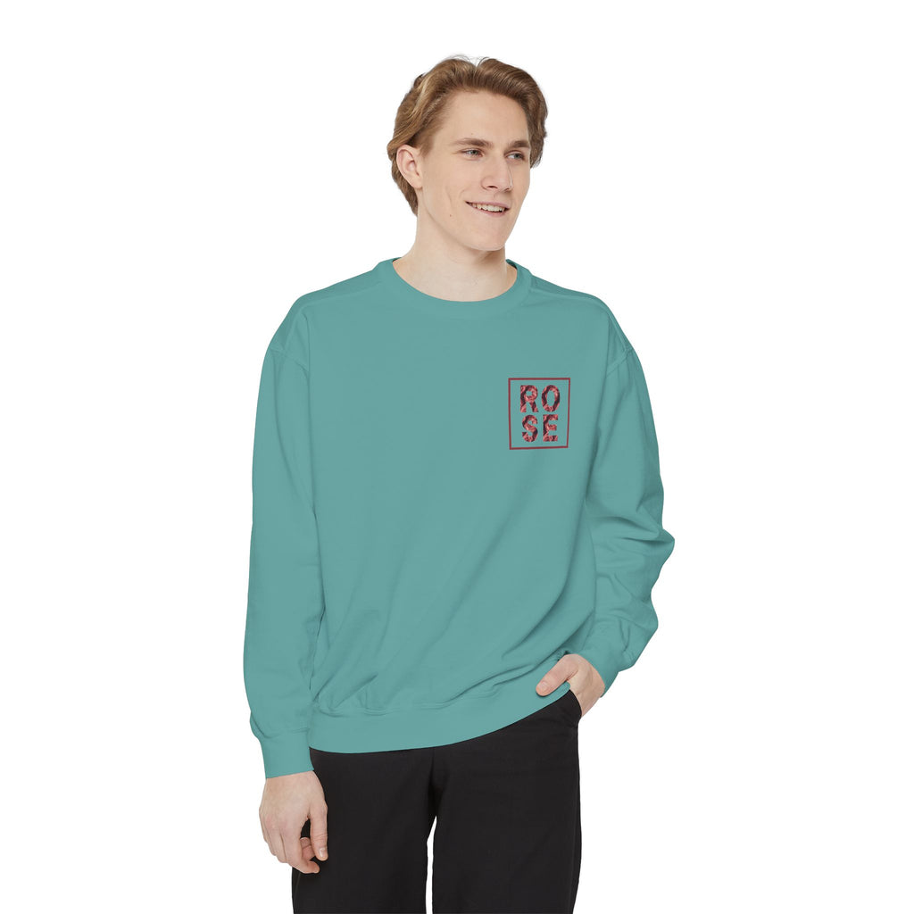 Rose Graphic Unisex Sweatshirt.