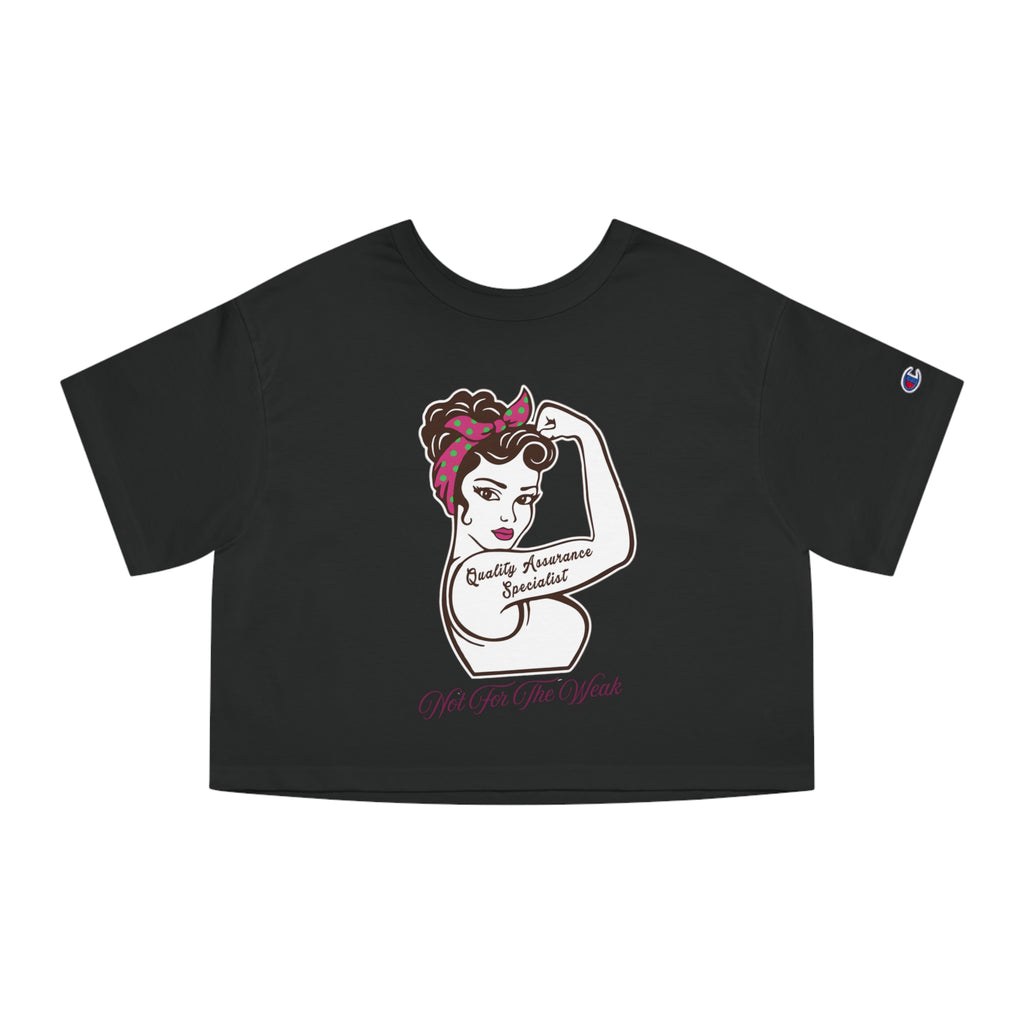 Empowerment Cropped T-Shirt for Strong Women, Feminist Style.