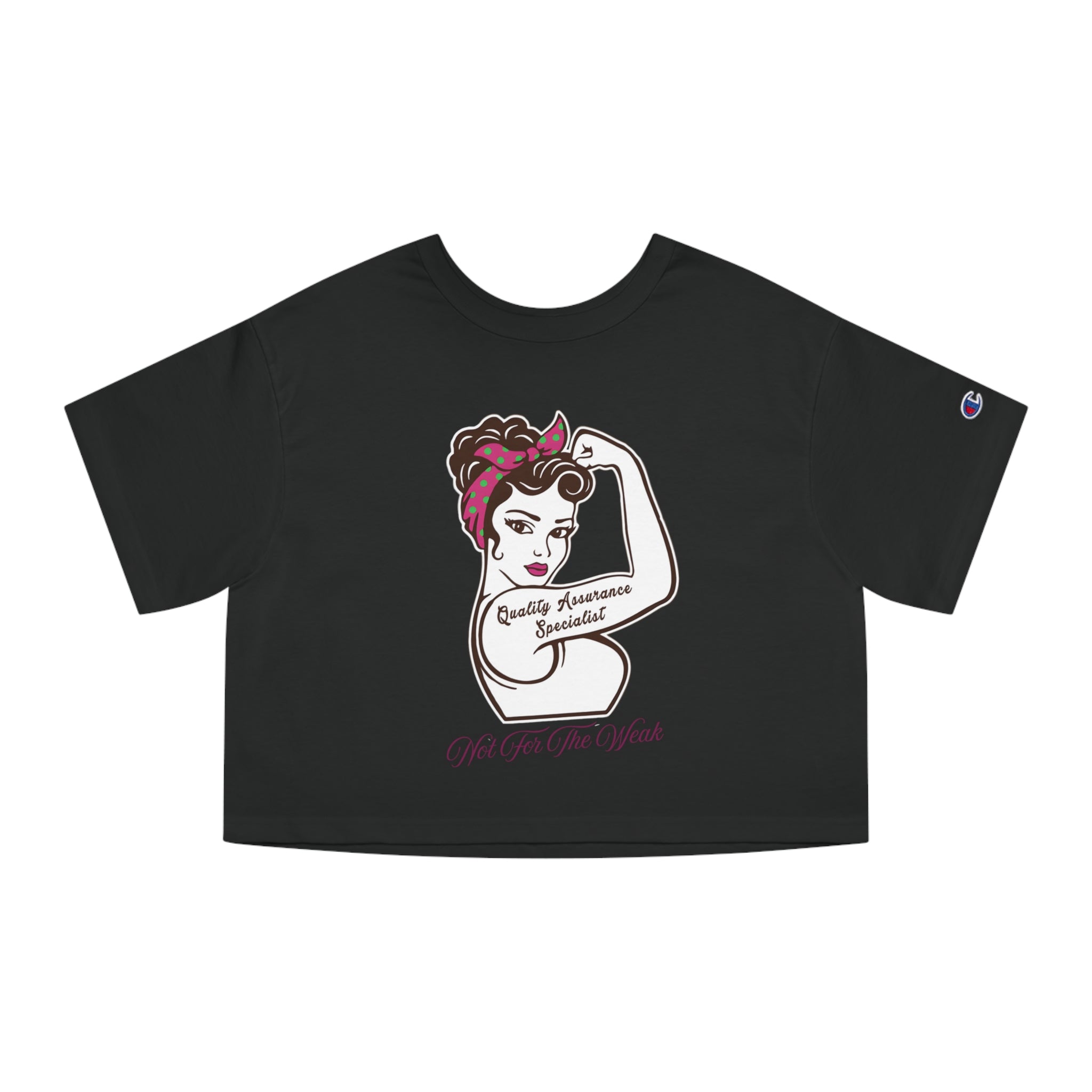 Empowerment Cropped T-Shirt for Strong Women, Feminist Style.
