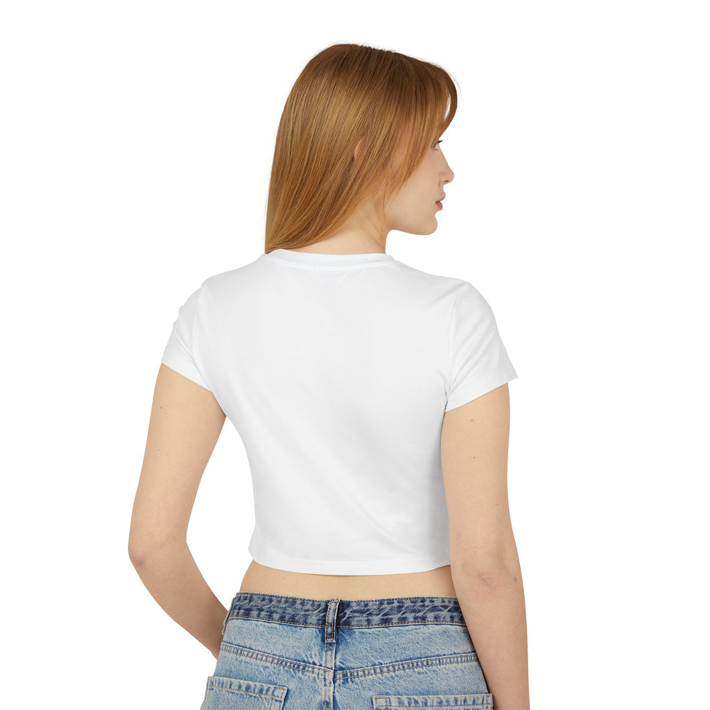 Chic Women's Baby Tee with 'Mom Life' Design,
