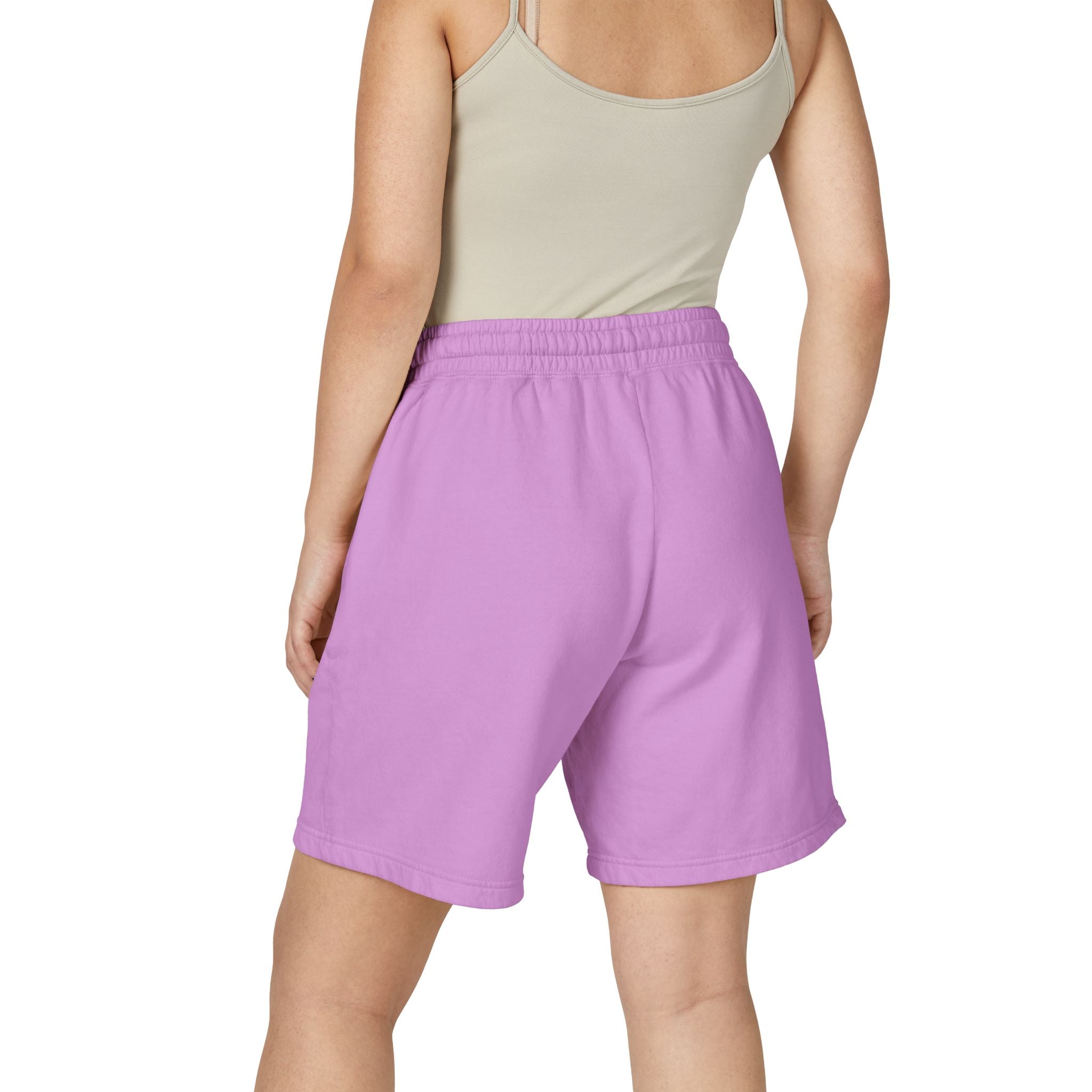 Euphoria Graphic Sweat Shorts — Lightweight Garment-Dyed Fleece