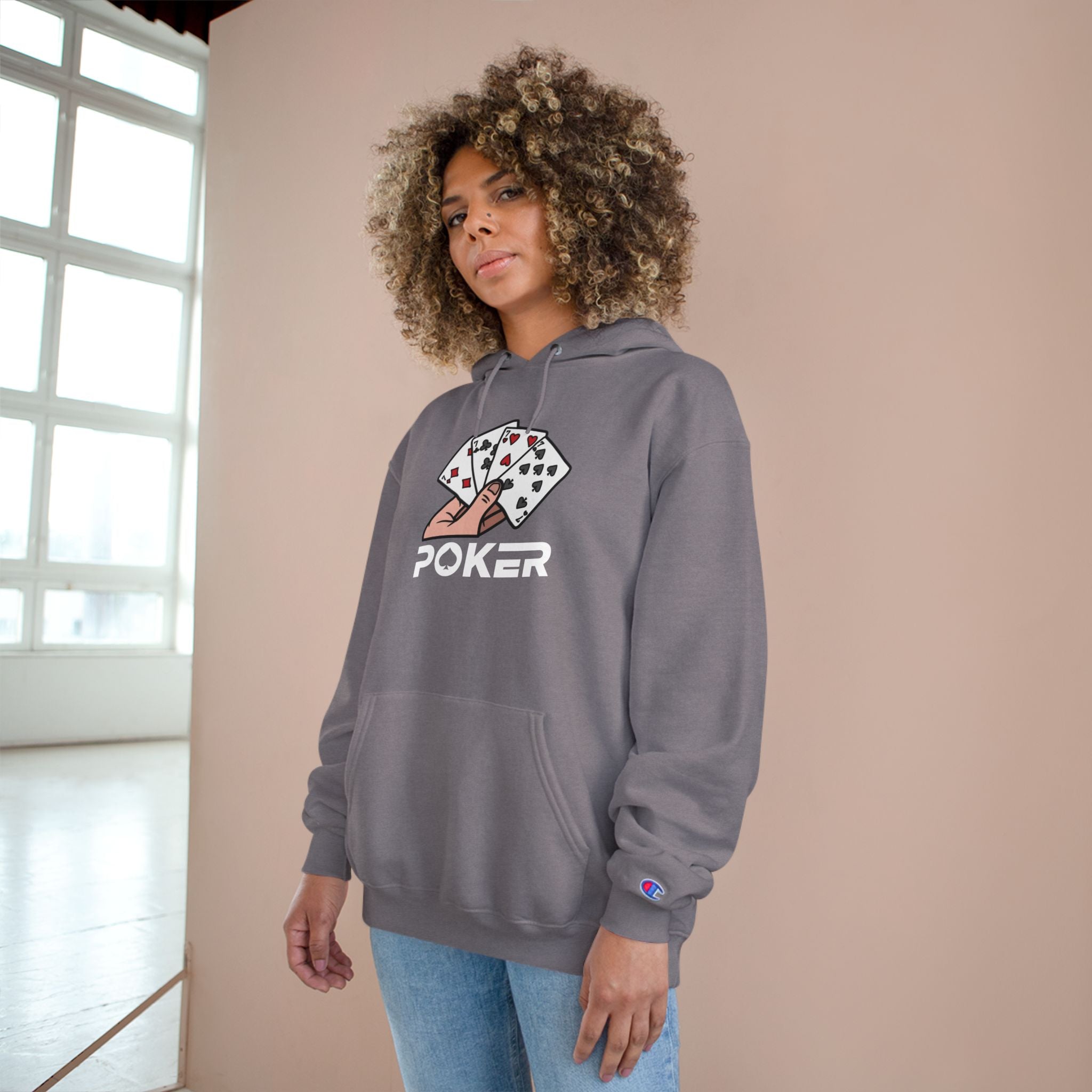 Stylish Poker Champion Hoodie, Gamer Apparel.