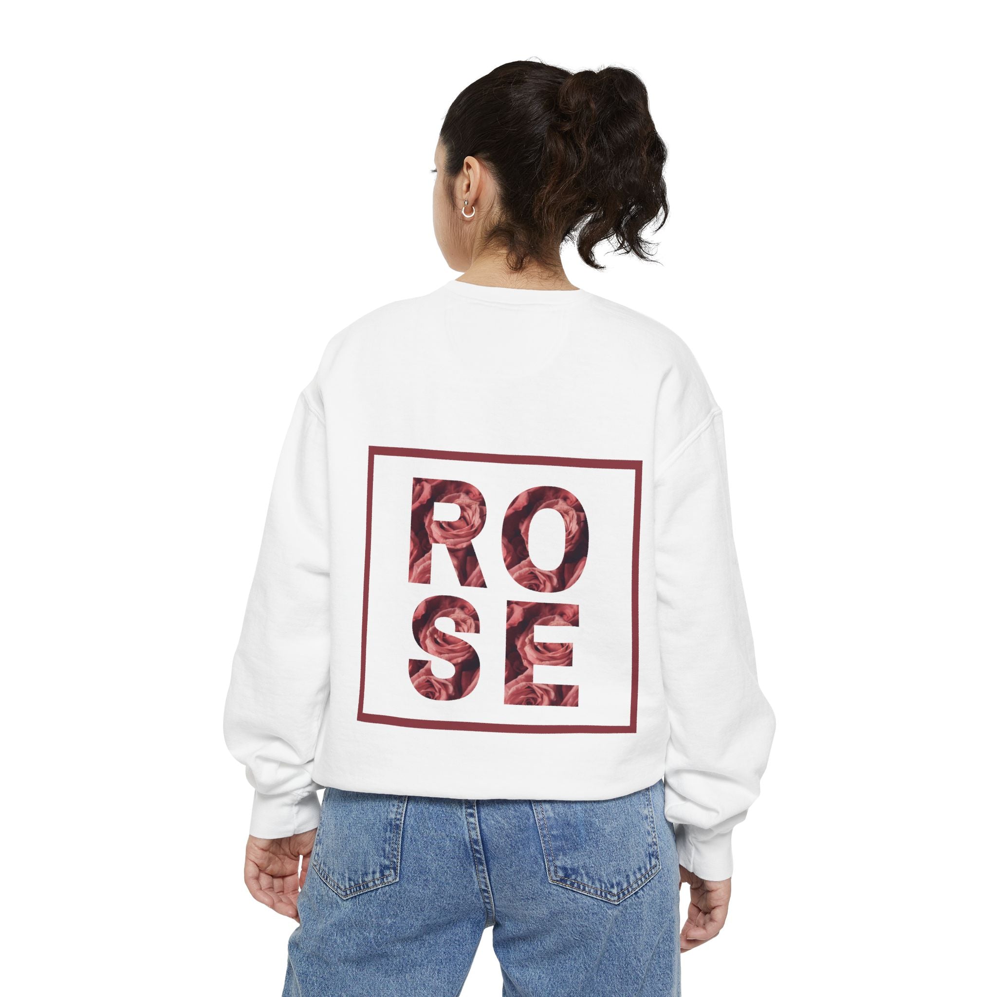Rose Graphic Unisex Sweatshirt.