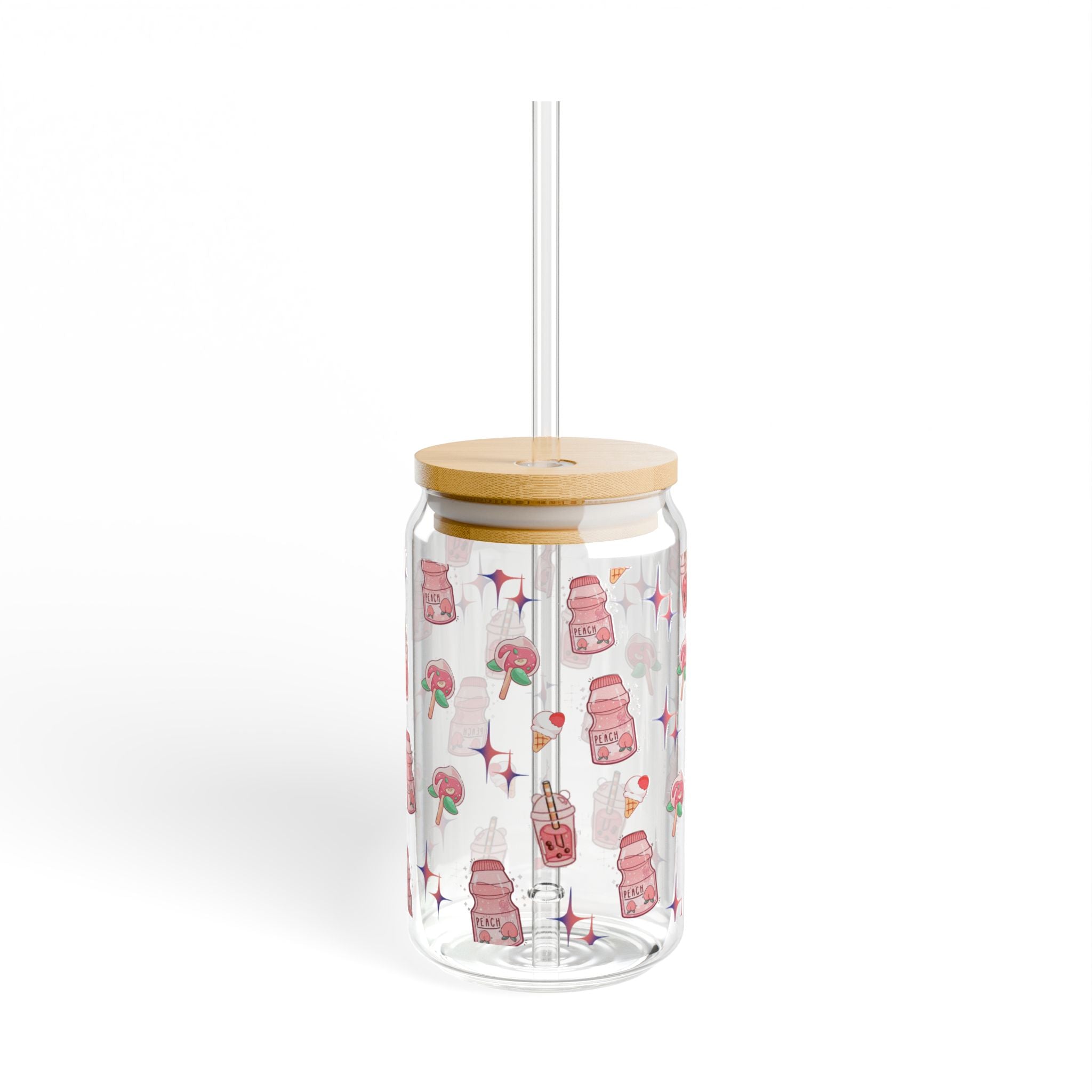 Charming Sipper Glass, 16oz - Cute Drinkware.