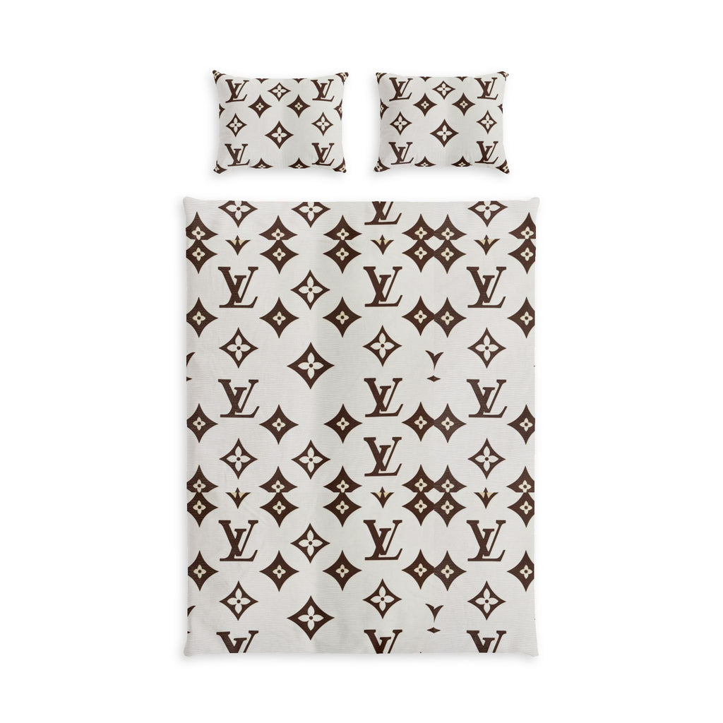 Luxury Monogram Cotton Bed Set
