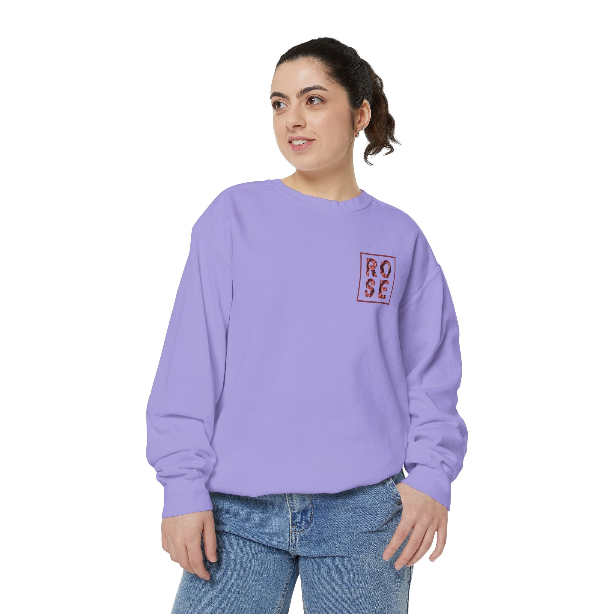 Rose Graphic Unisex Sweatshirt.