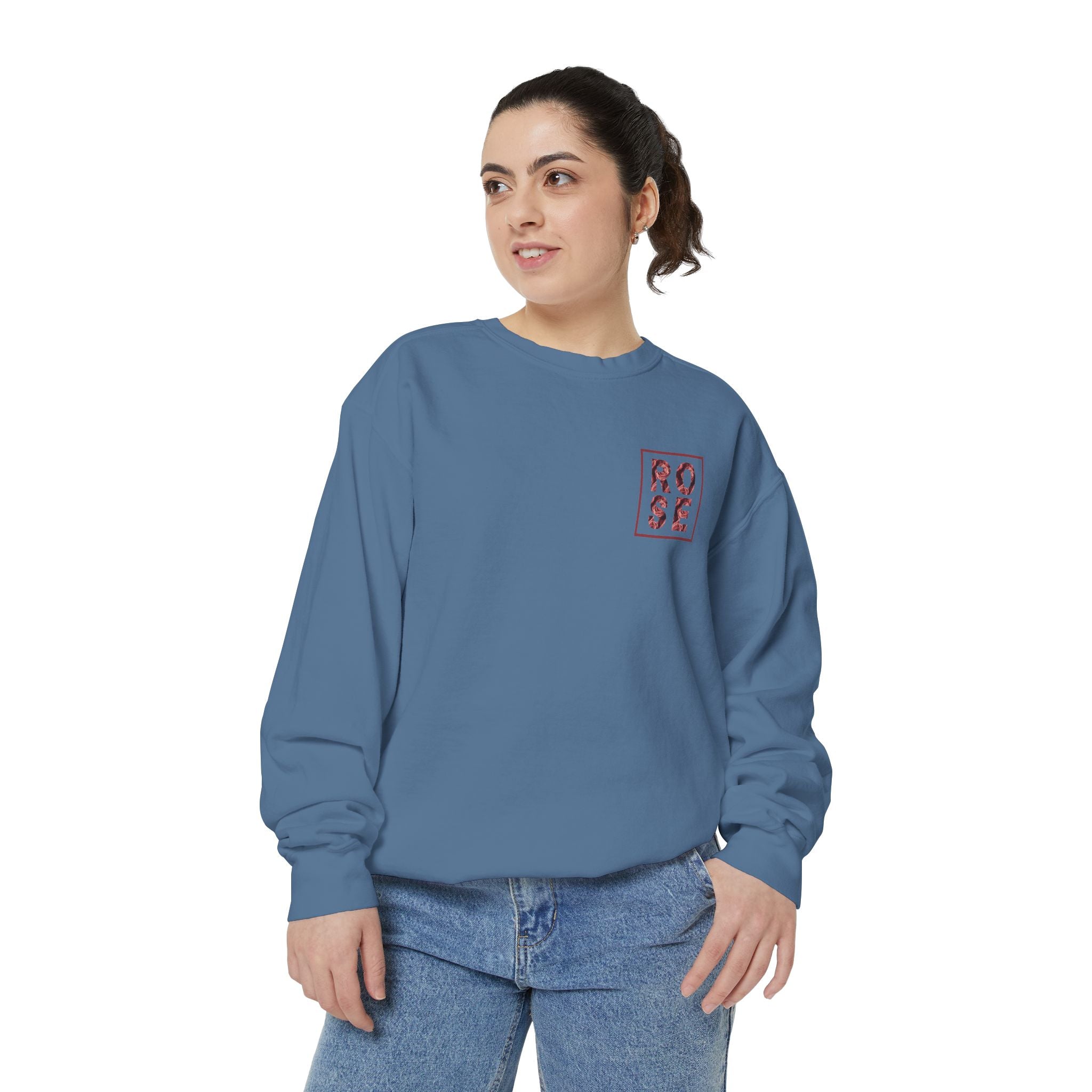 Rose Graphic Unisex Sweatshirt.