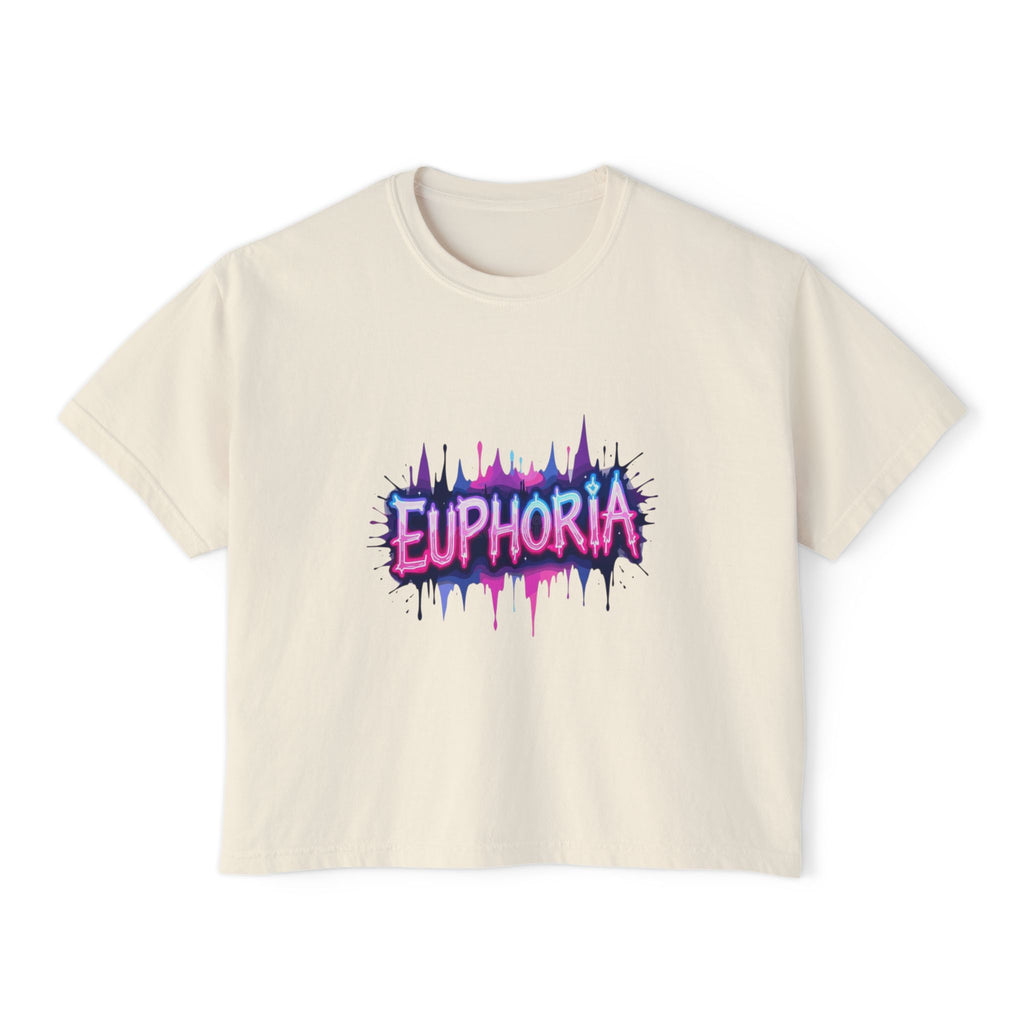 Euphoria Graphic Boxy Tee.
