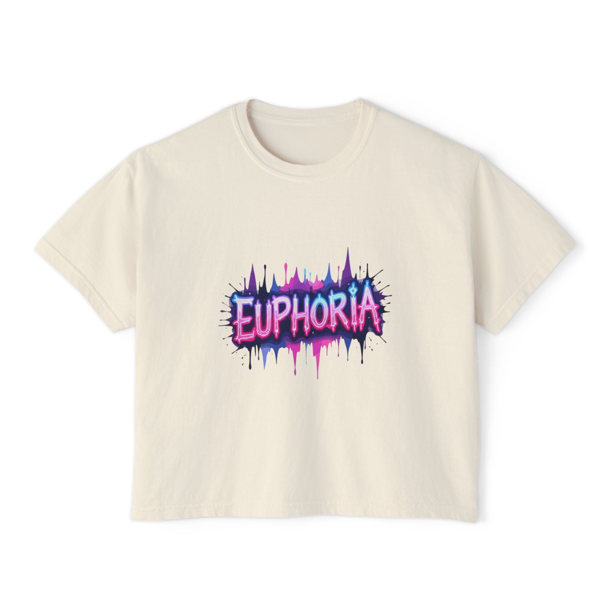 Euphoria Graphic Boxy Tee.