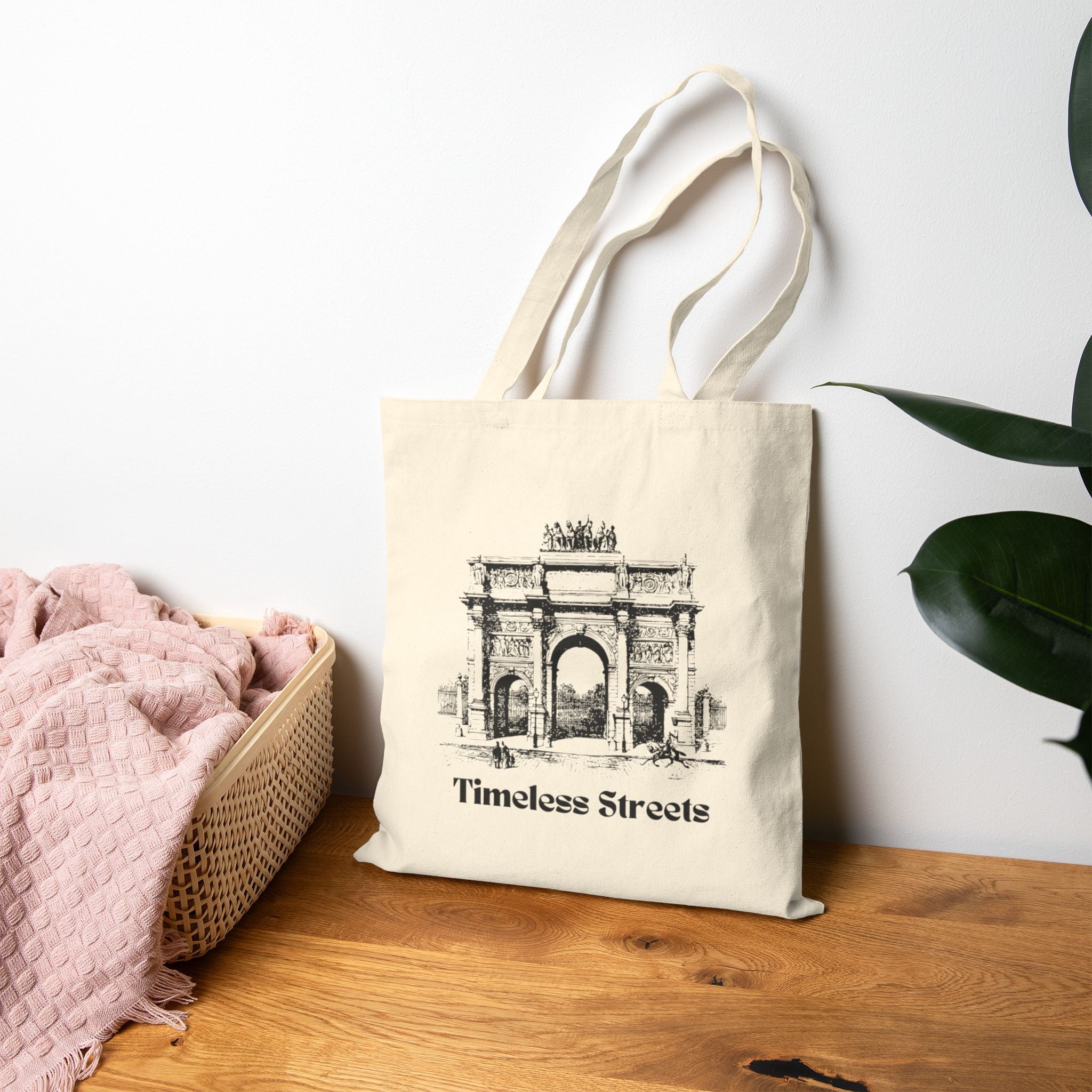 Timeless Streets Cotton Tote Bag.