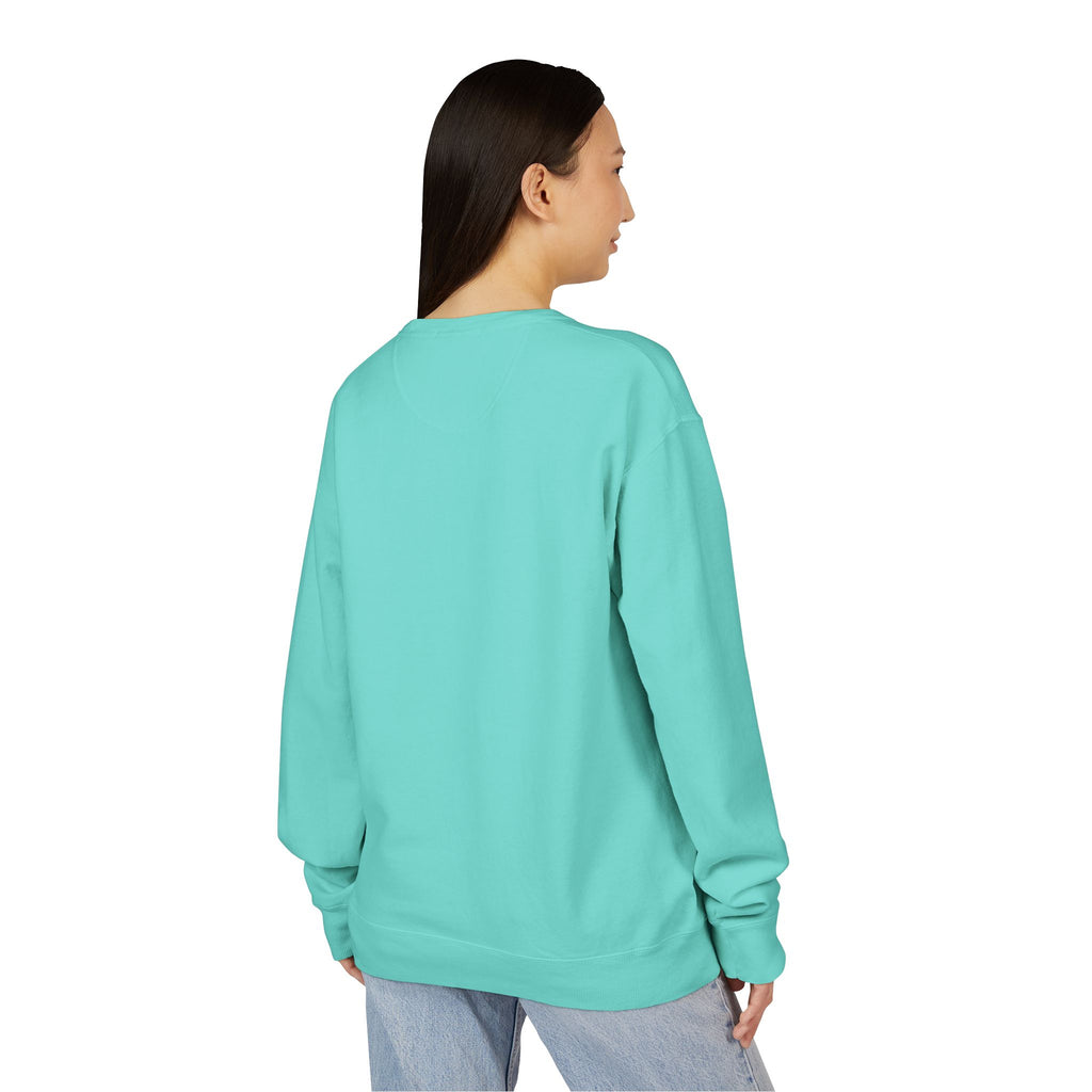 Hustle Less More Coffee Crewneck Sweatshirt — "take a sip" Graphic