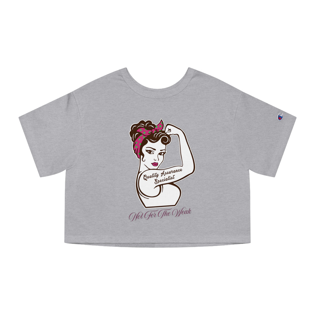 Empowerment Cropped T-Shirt for Strong Women, Feminist Style.