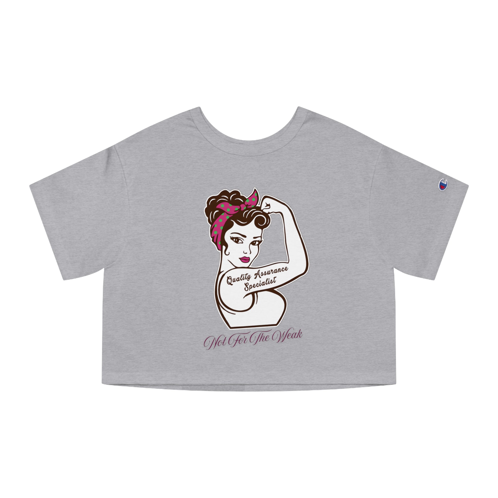 Empowerment Cropped T-Shirt for Strong Women, Feminist Style.