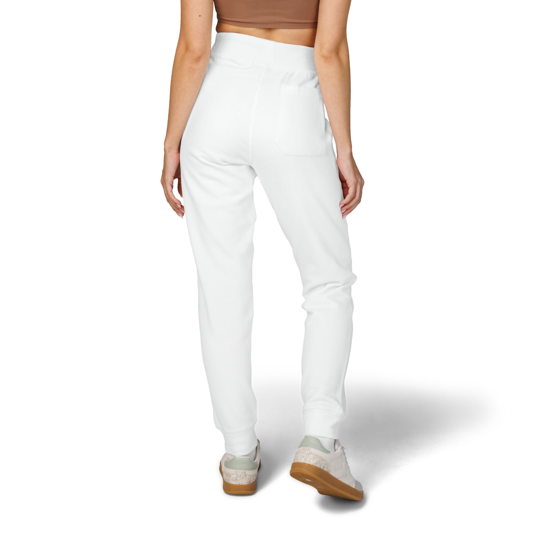 Embroidered Leopard Kiss Sweatpants — Women's Cozy Fleece Joggers