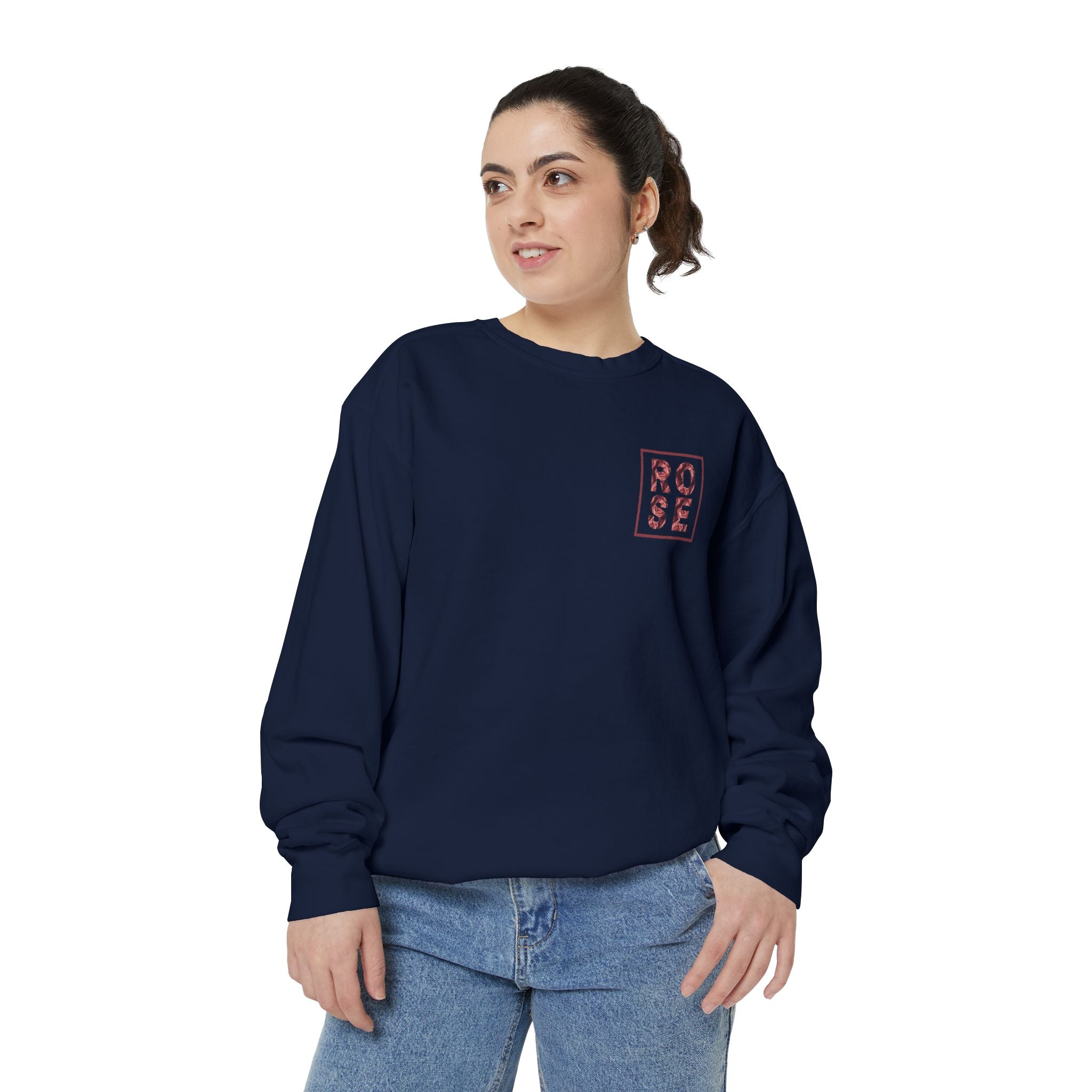 Rose Graphic Unisex Sweatshirt.
