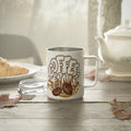 Insulated Coffee Mug, Stylish Travel Cup for Coffee Lovers.