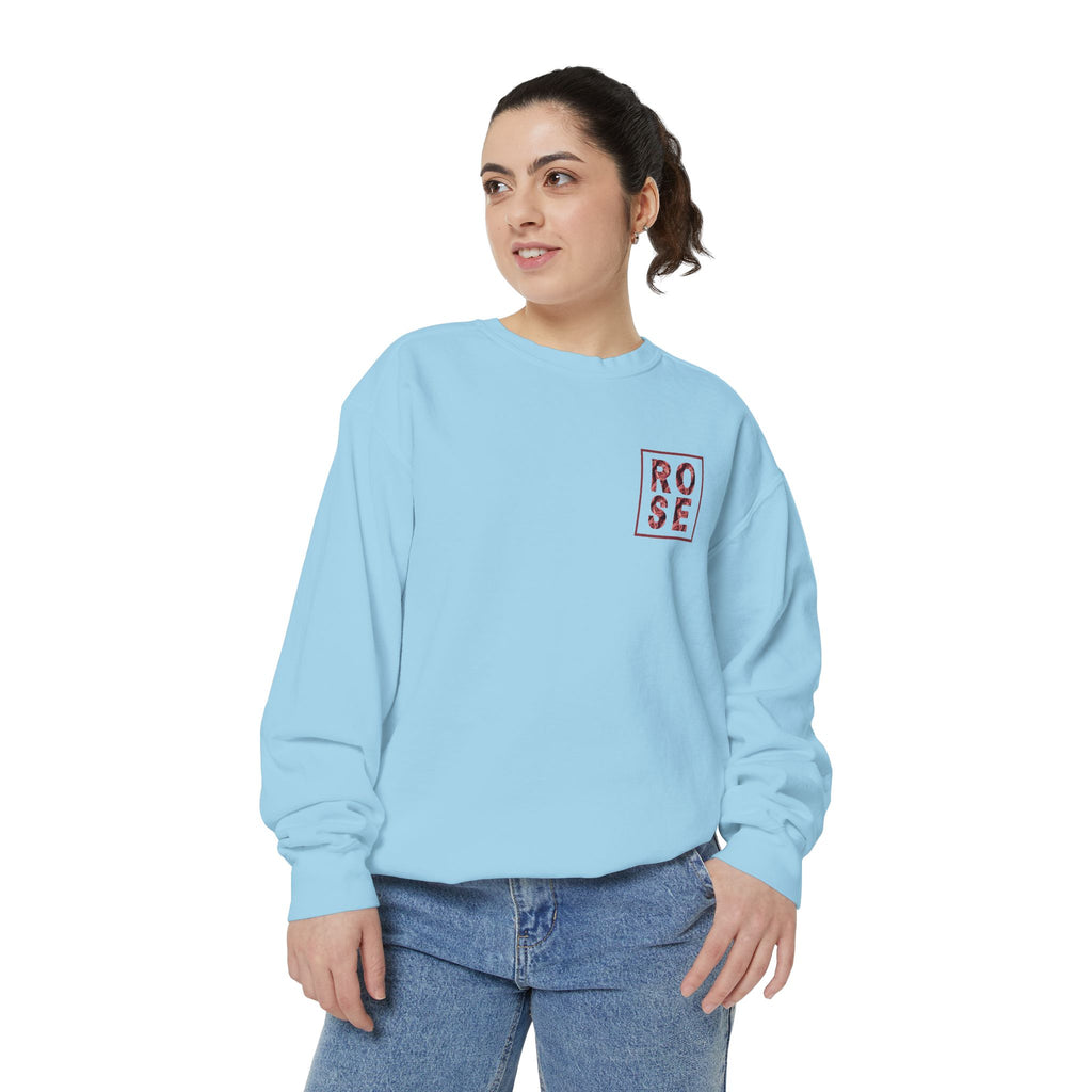 Rose Graphic Unisex Sweatshirt.