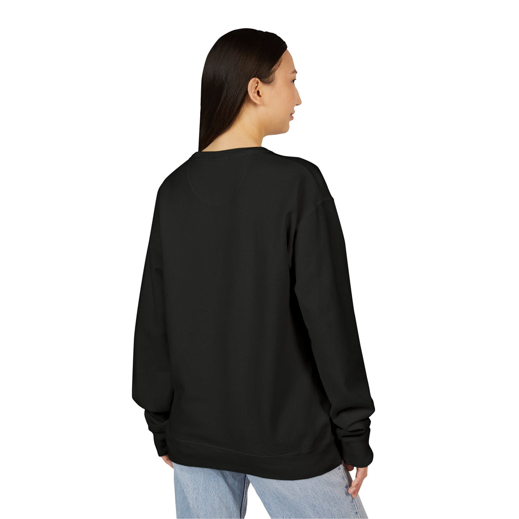 Hustle Less More Coffee Crewneck Sweatshirt — "take a sip" Graphic